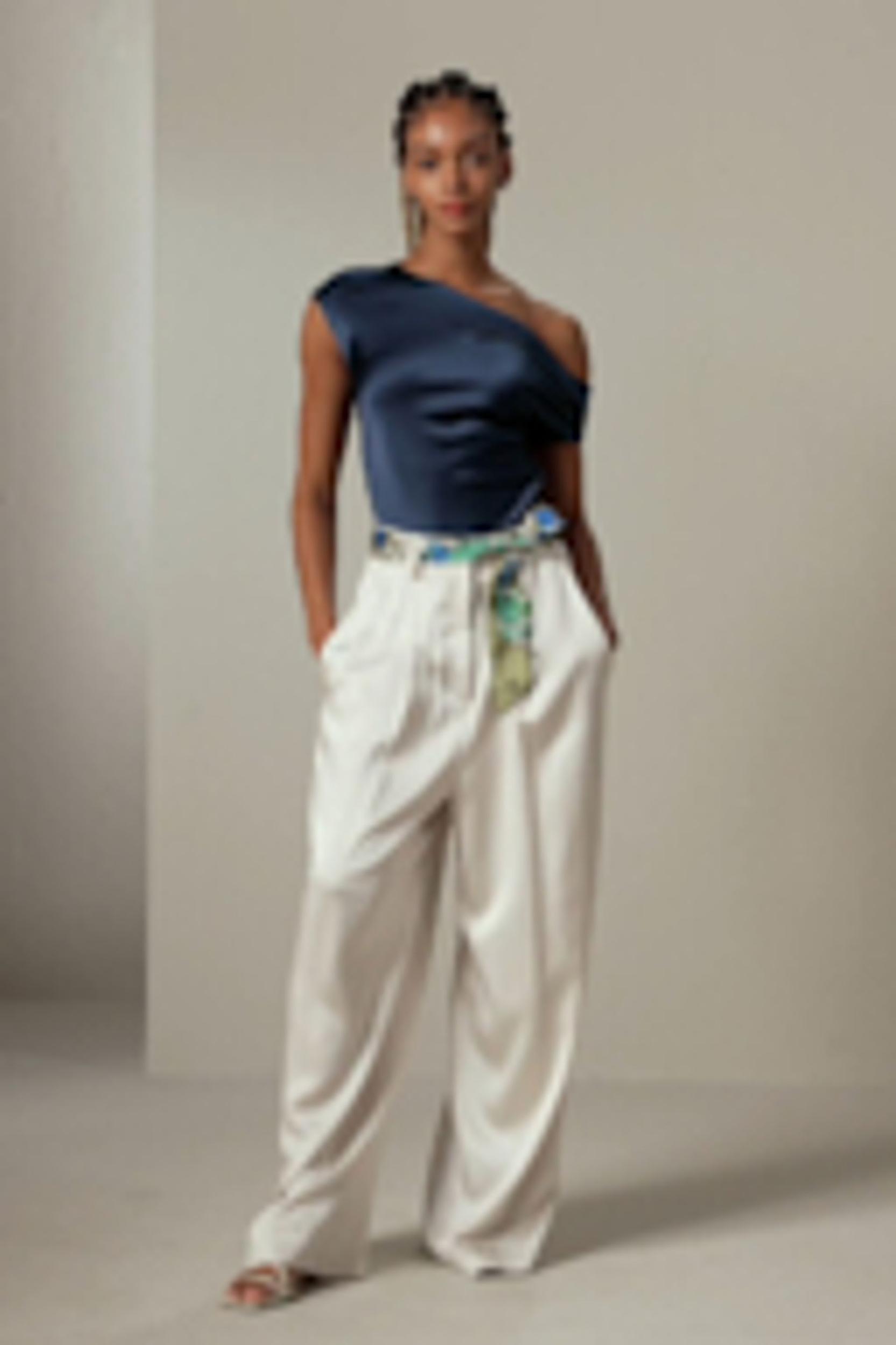 LILYSILK Female One Shoulder Silk Top - Silvergray Premium Silk - Perfect Wardrobe Staples Cowl Neck Silk Top 10 Product Image