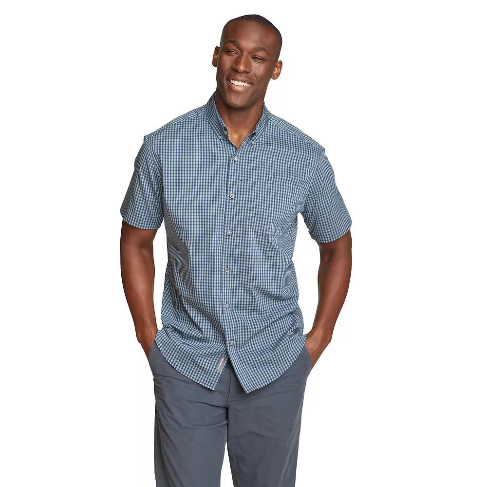 Men's Eddie Bauer UPF 50 Voyager Short Sleeve Button-Down Shirt,  Product Image