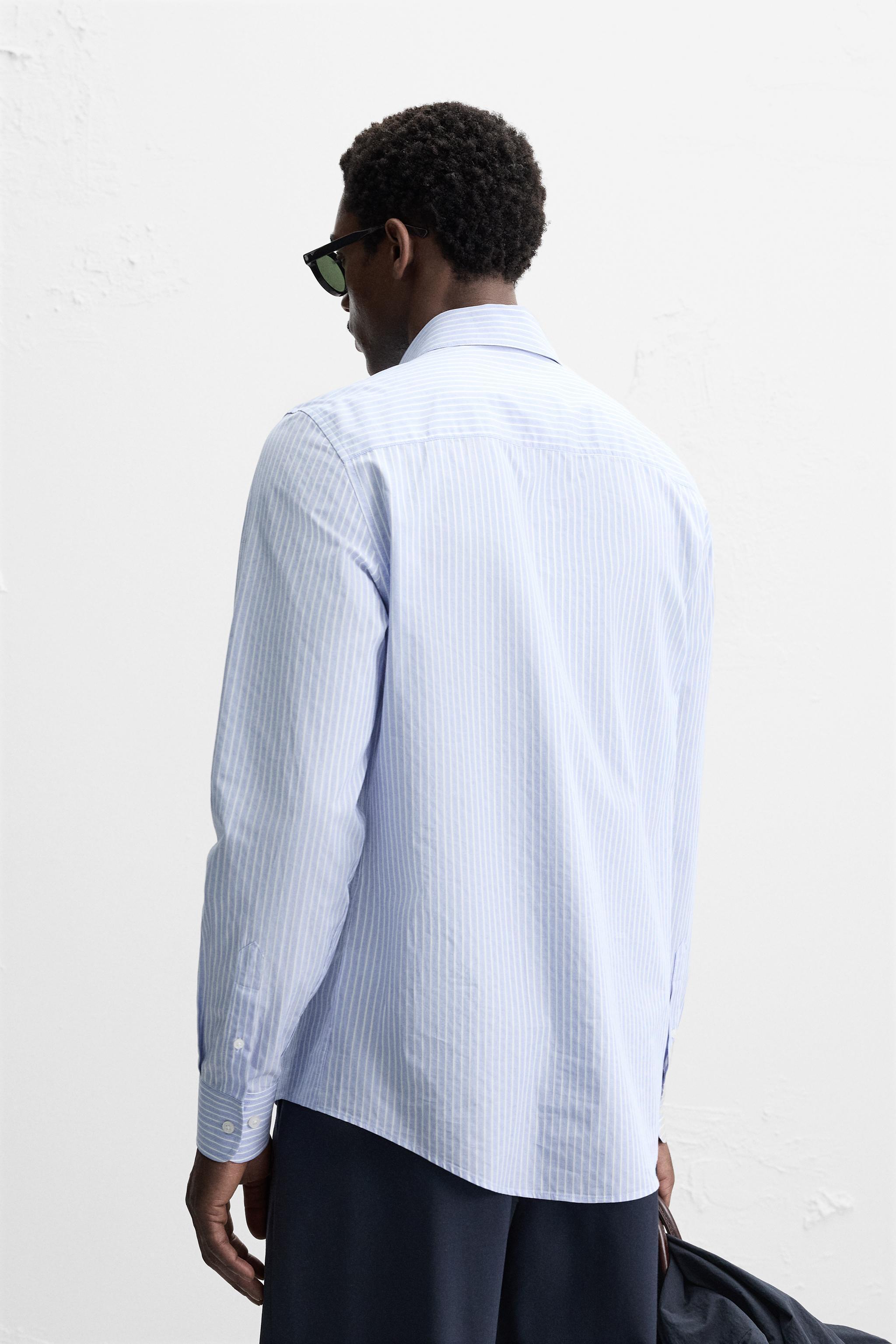 CONTRASTING STRIPED SHIRT Product Image