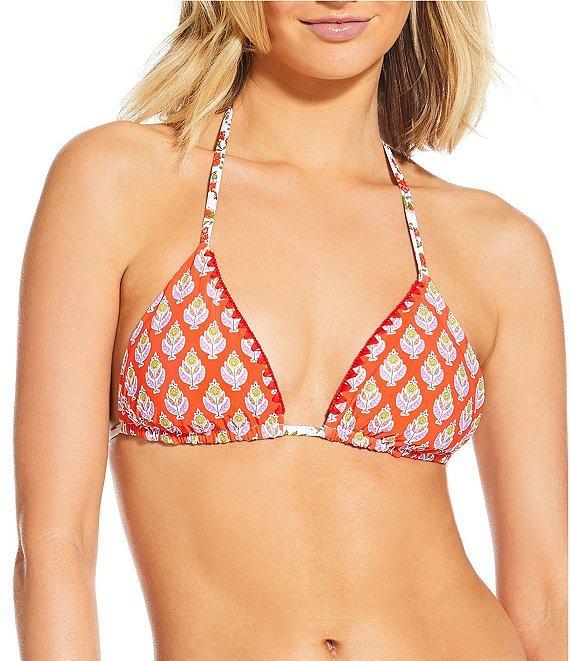 A Loves A Reversible Rio Flower Tie Side Embroidered Swim Bottom Product Image