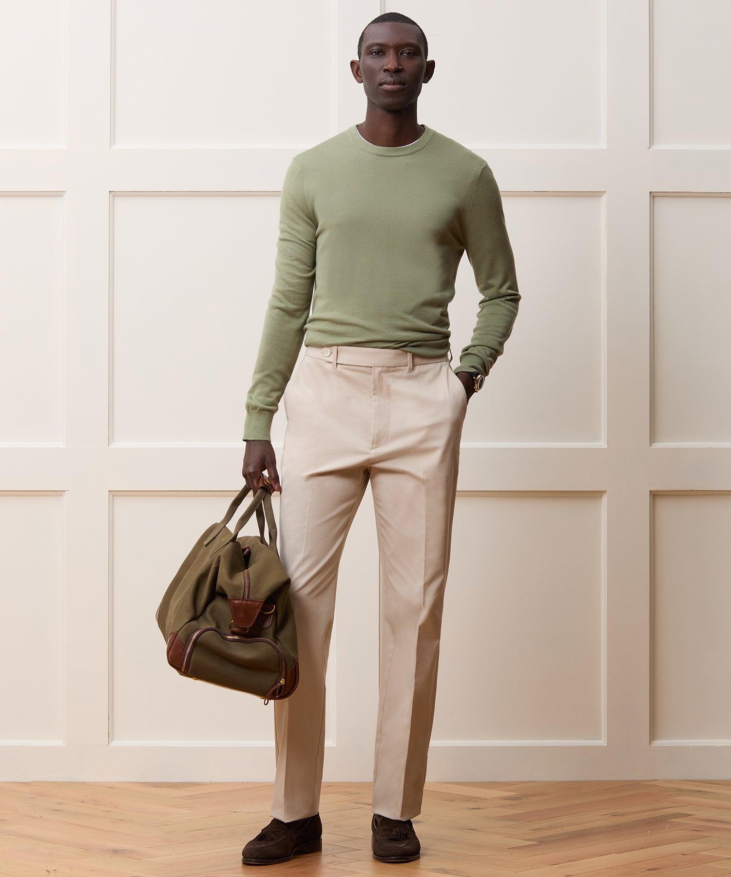 Silk-Cashmere Crewneck Sweater Product Image