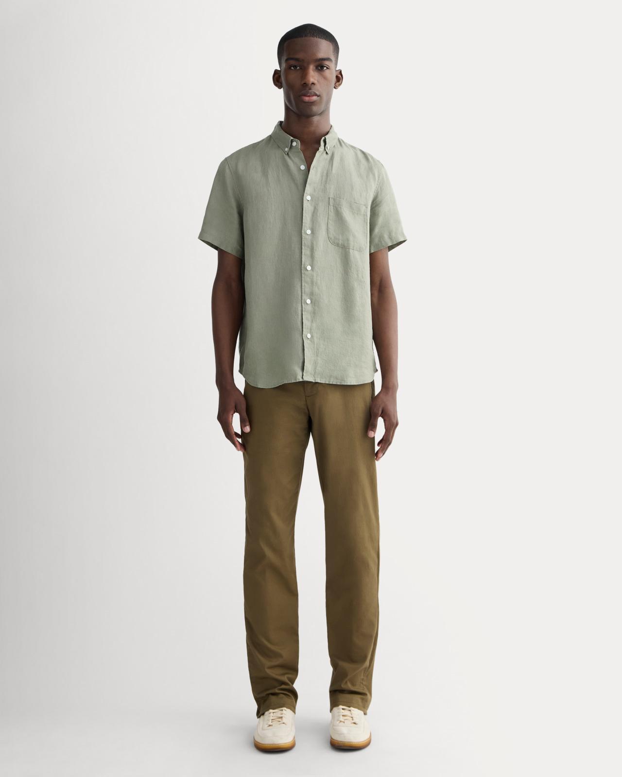 Mens Classic Short-Sleeve Shirt in Linen by Everlane Product Image