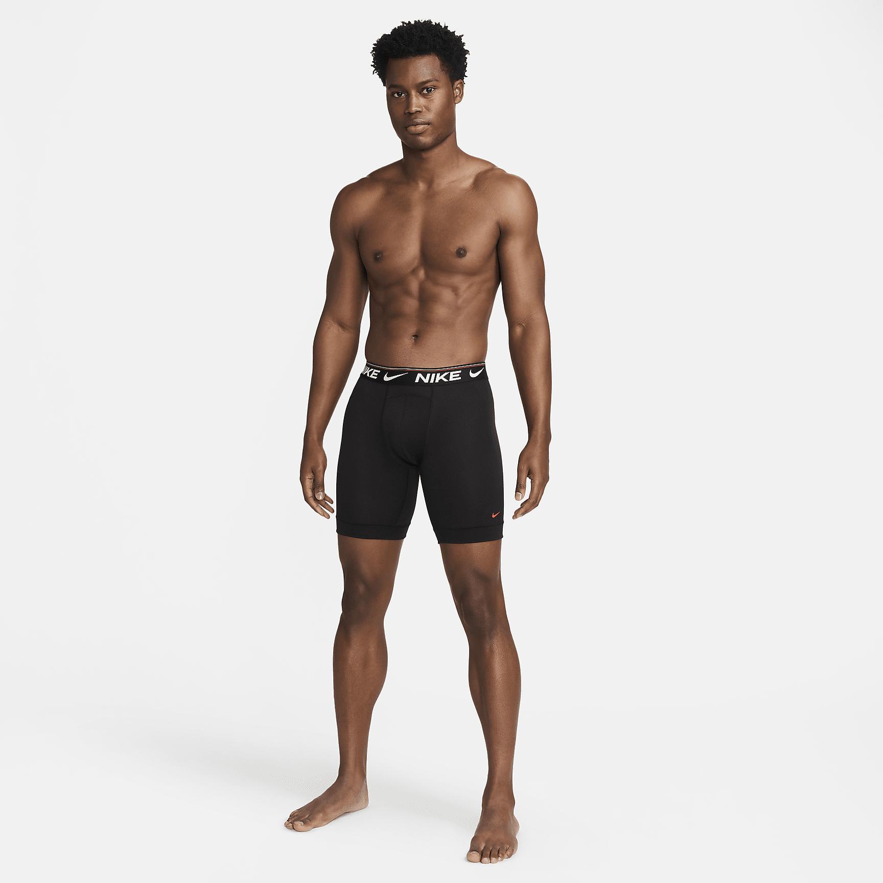 Nike Mens Ultra Comfort Dri-FIT Long Boxer Brief (3-Pack) | KE1263-001 Product Image