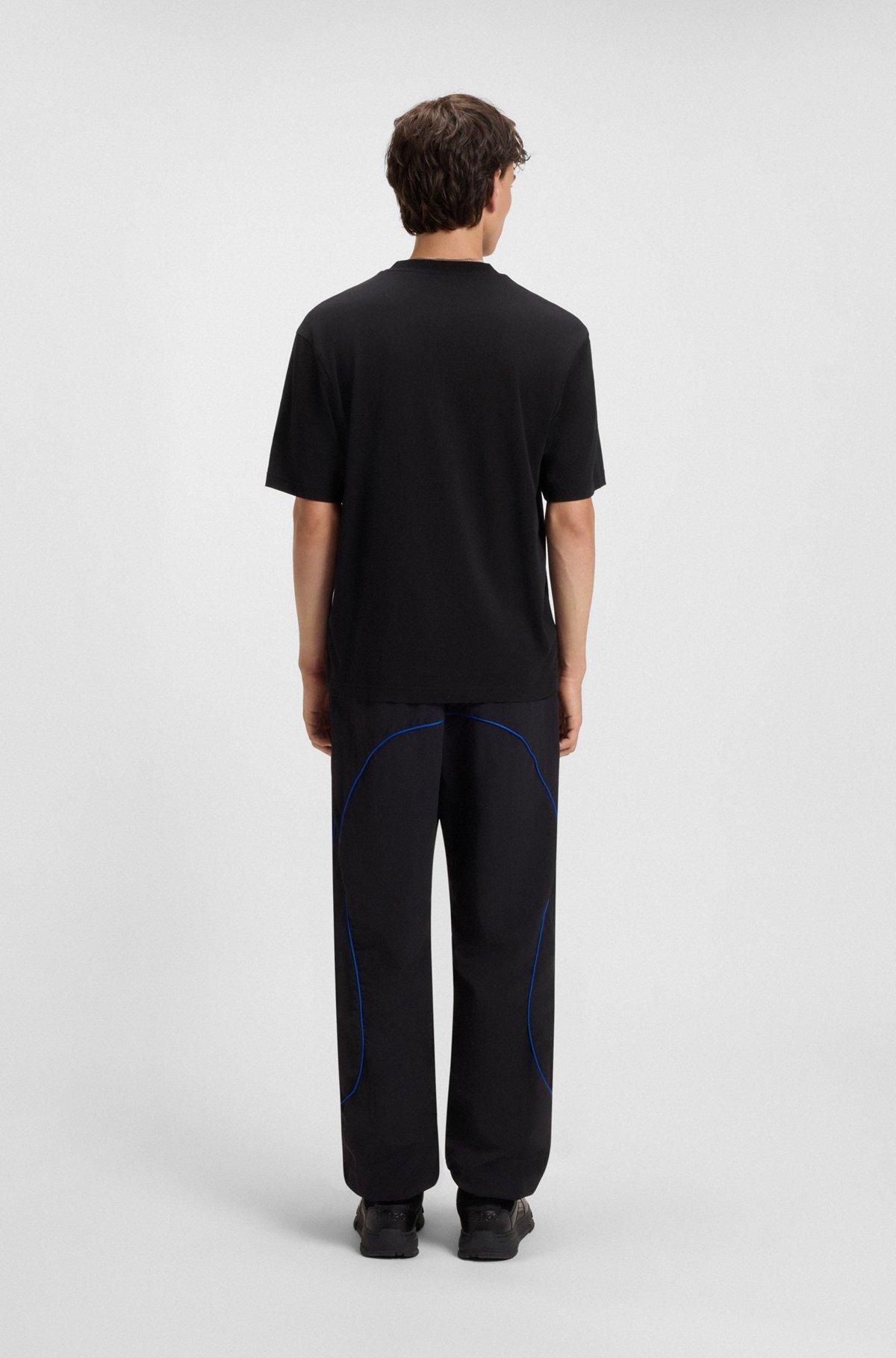 All-gender cotton-jersey T-shirt with graphic print Product Image