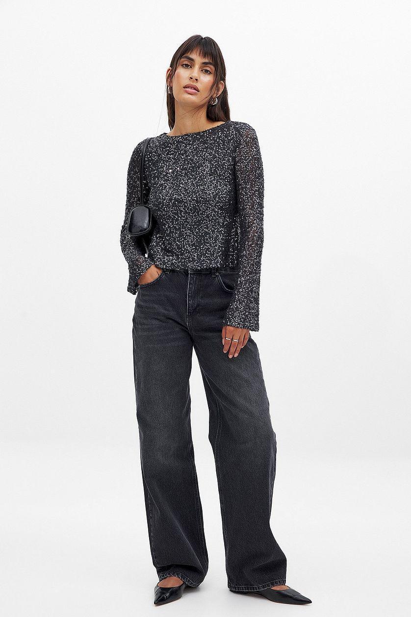 Tie Back Sequin Top Product Image