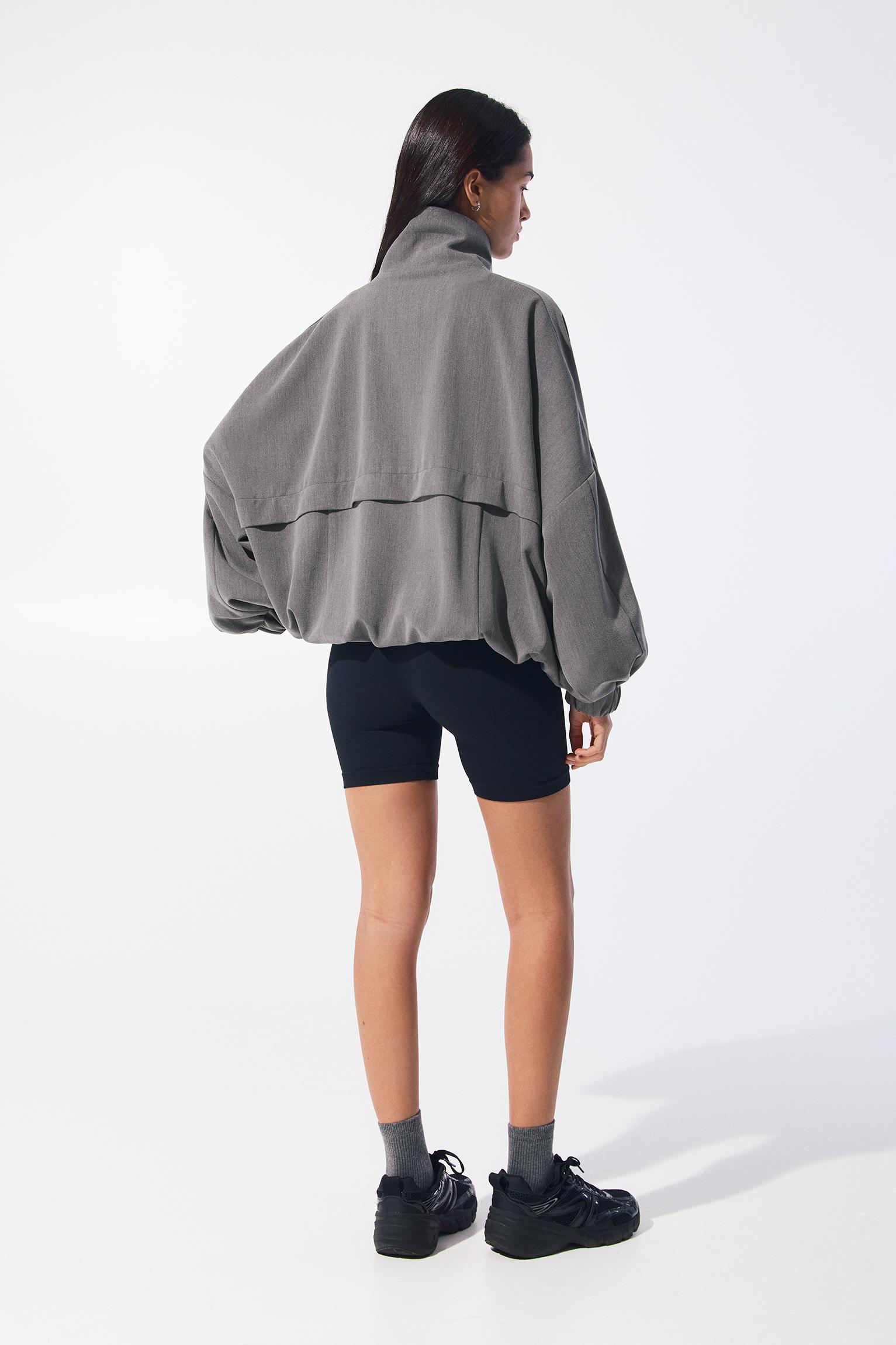Oversize turtleneck jacket Product Image