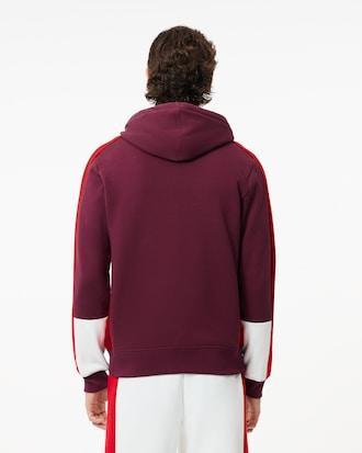 Men's Zip-Up Colorblock Hoodie Product Image