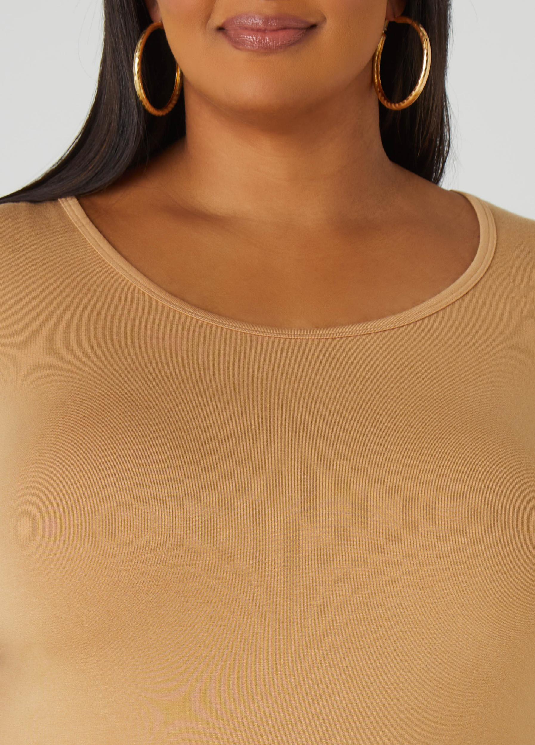 Plus Size The Basic Jersey Tee Ashley Stewart Product Image