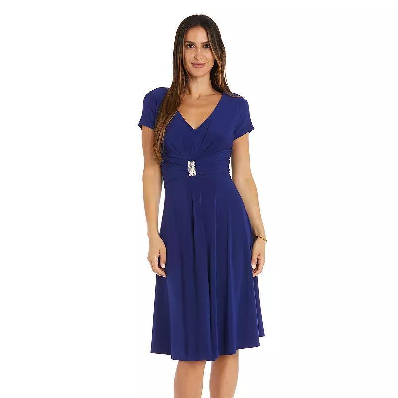 Women's R&M Richards Sculpt Waist Fit And Flare Dress,  Product Image