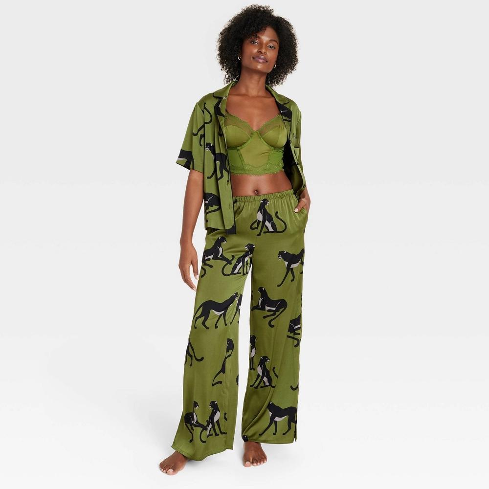 Women's Satin Pajama Pants - Auden™ Product Image