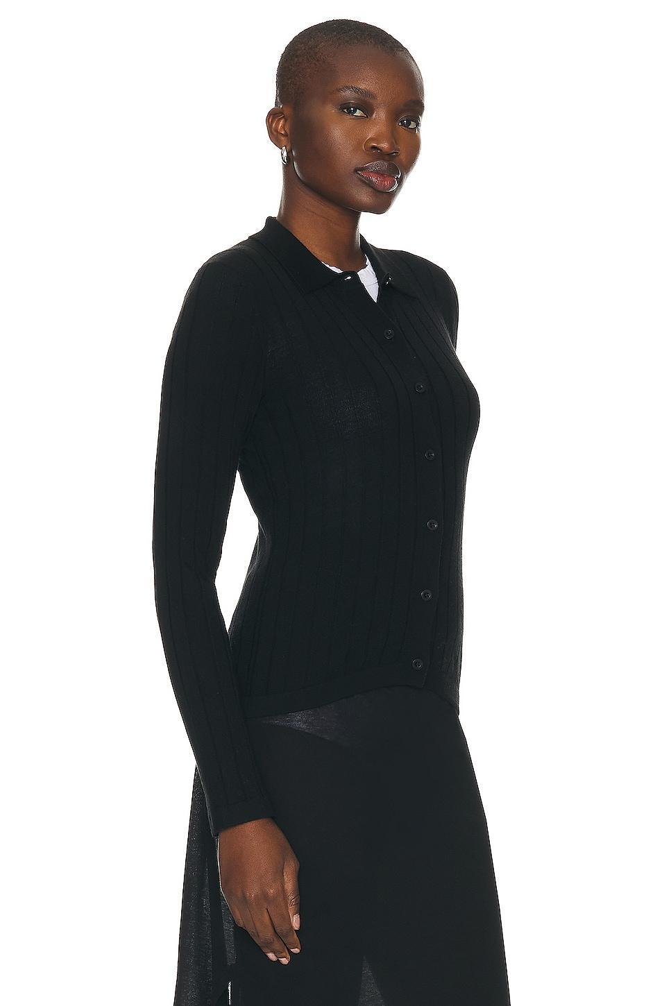 NILI LOTAN Alivia Cardigan in Black - Black. Size S (also in ). Product Image