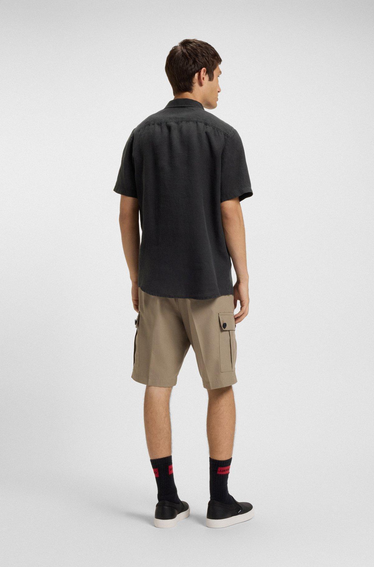 Relaxed-fit multi-occasional shirt in linen Product Image