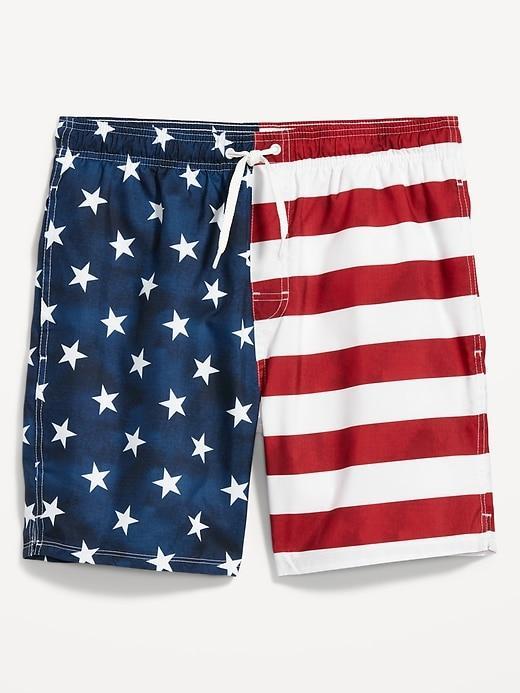 Printed Swim Trunks --7-inch inseam Product Image