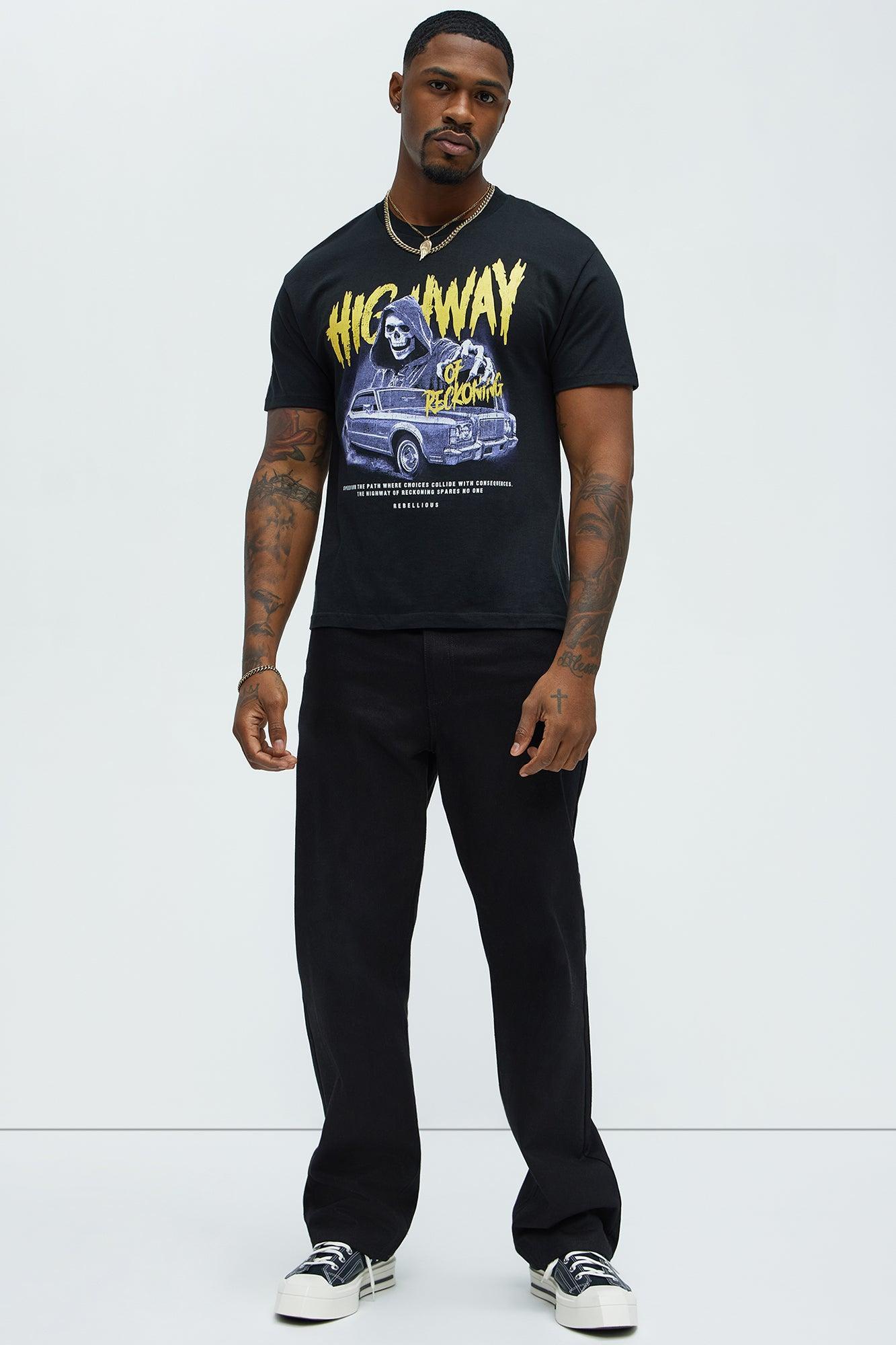 Highway Of Reckoning Short Sleeve Tee - Black Product Image