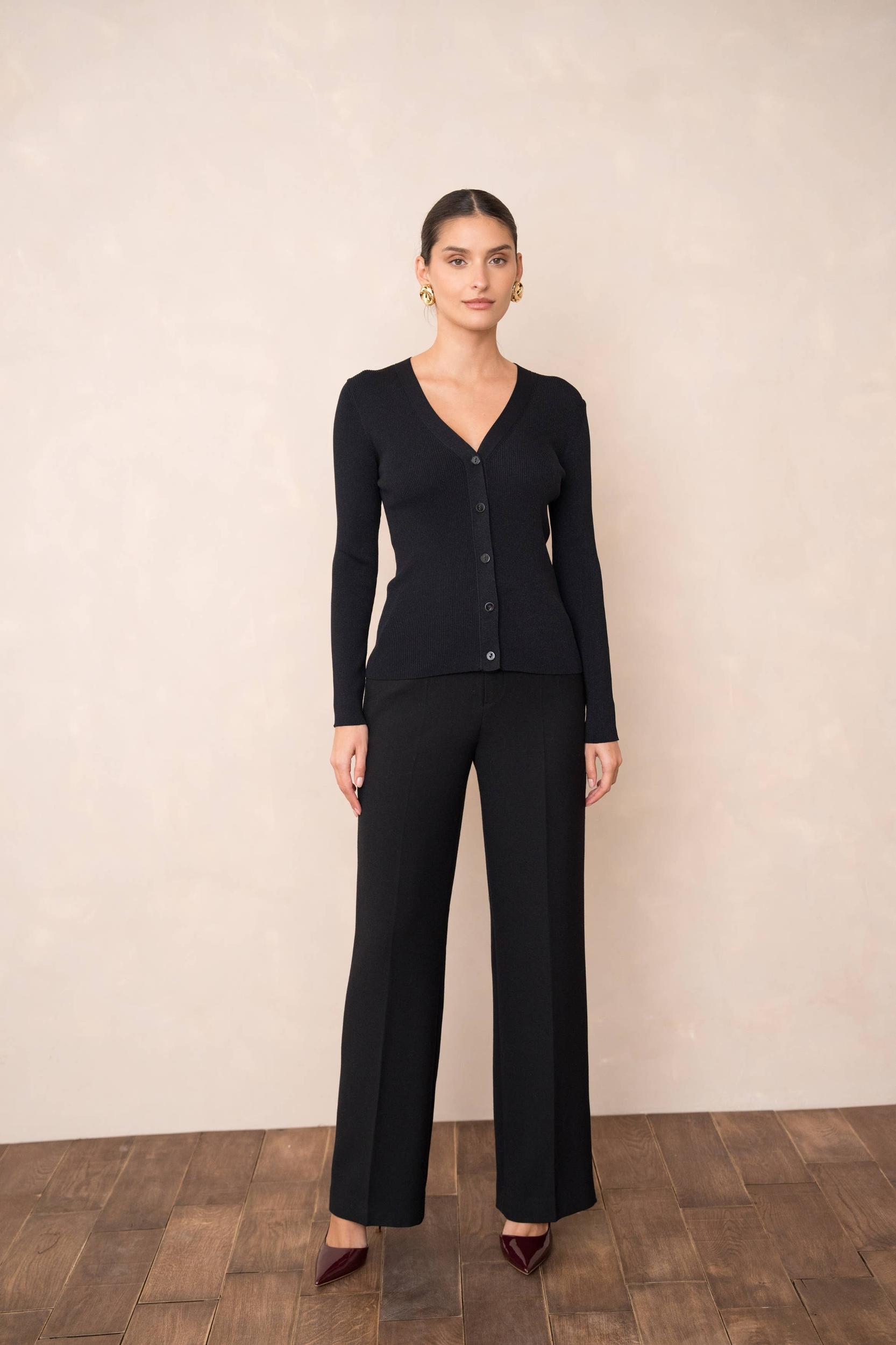 Ribbed Knit Cardigan- 2 Colors Product Image