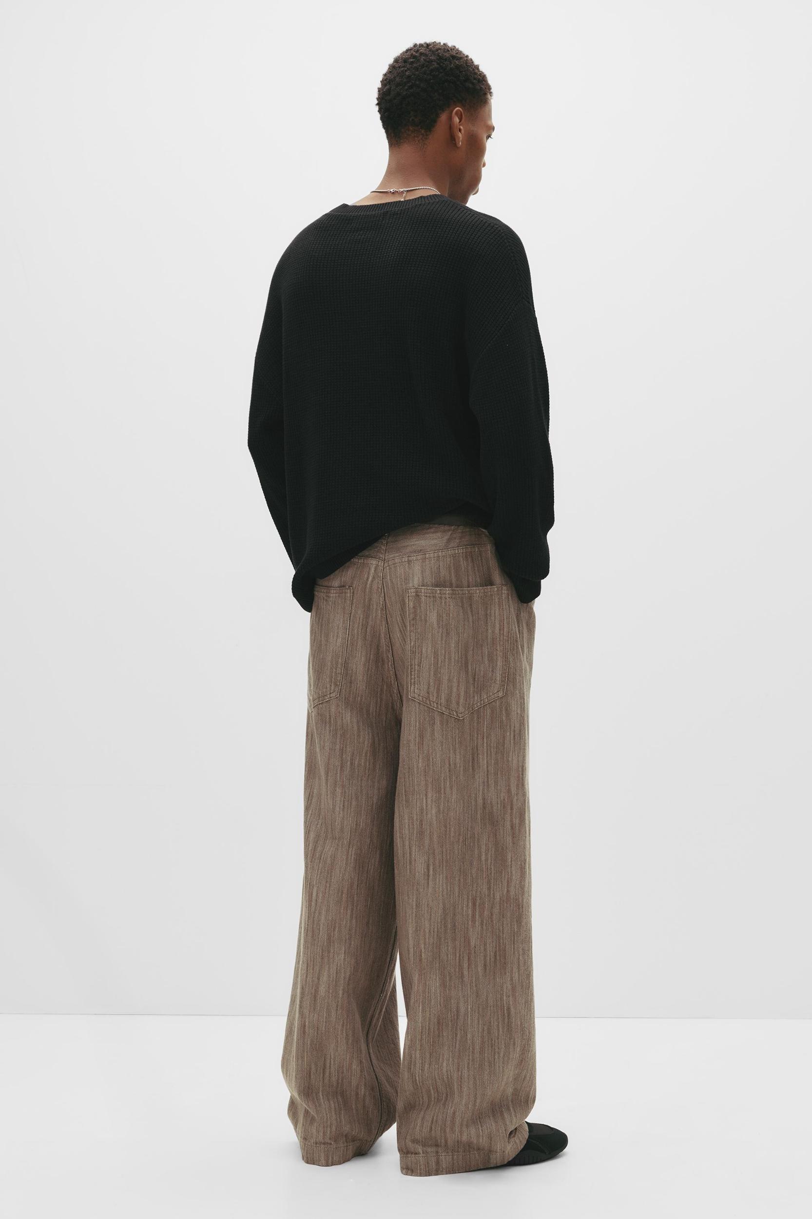 Waffle knit sweater Product Image