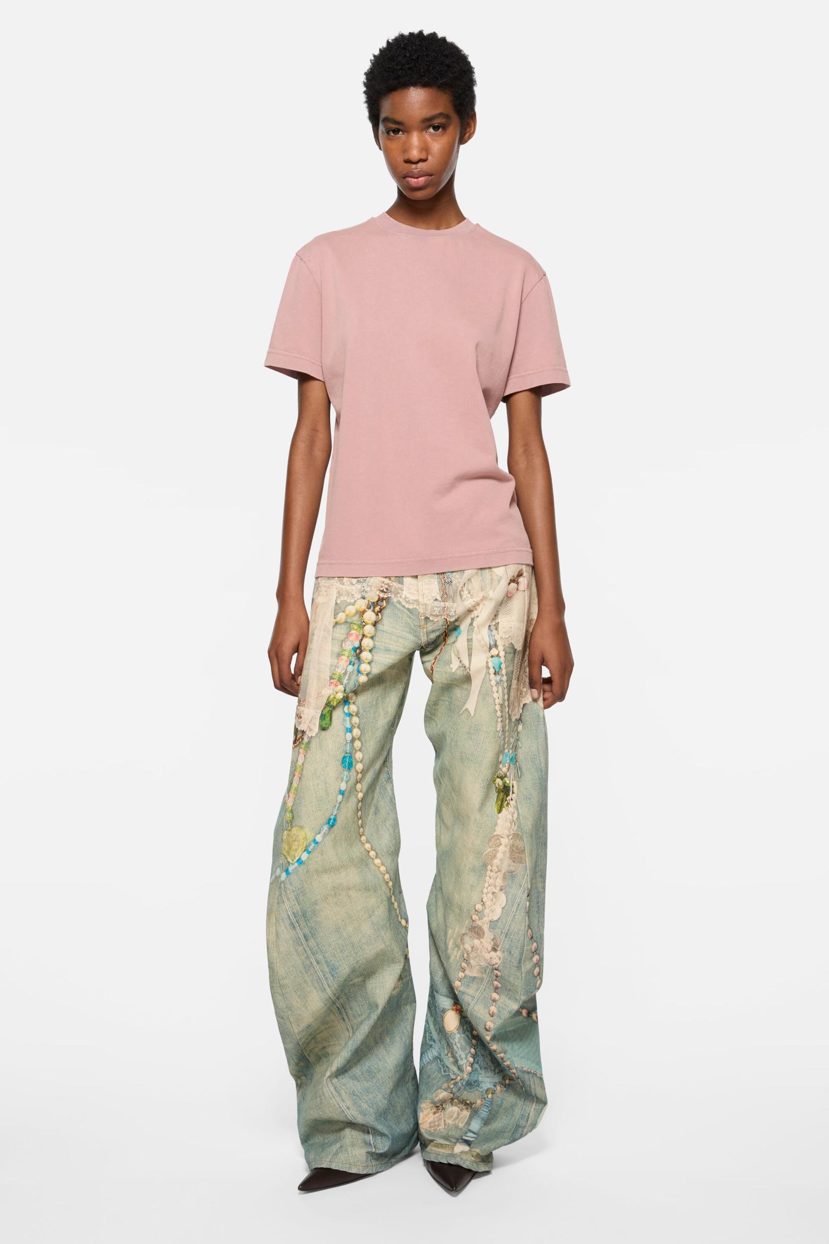 Cotton crewneck t-shirt Product Image