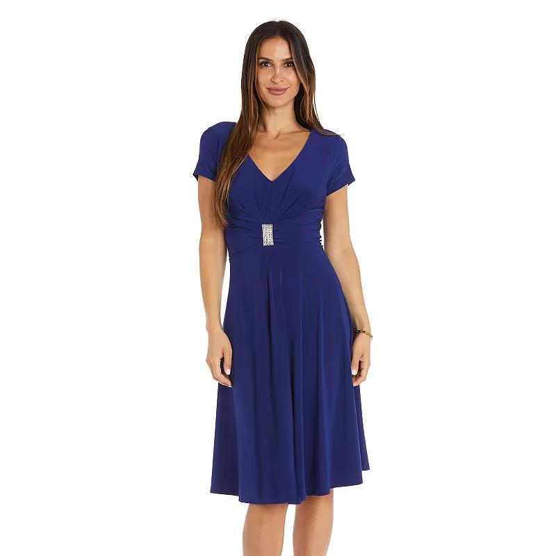Women's R&M Richards Sculpt Waist Fit And Flare Dress,  Product Image