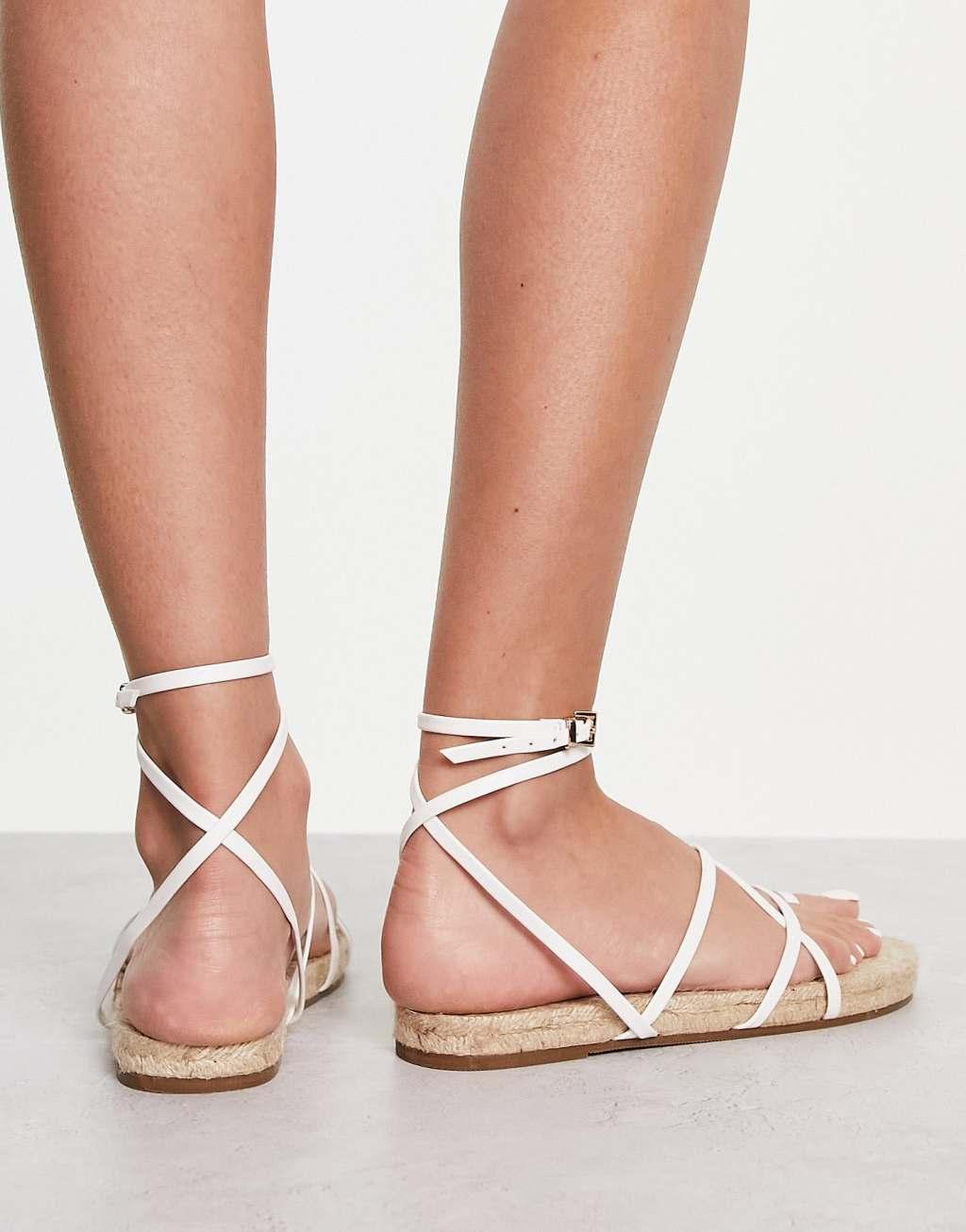 ASOS DESIGN Jamila toe loop espadrille Product Image