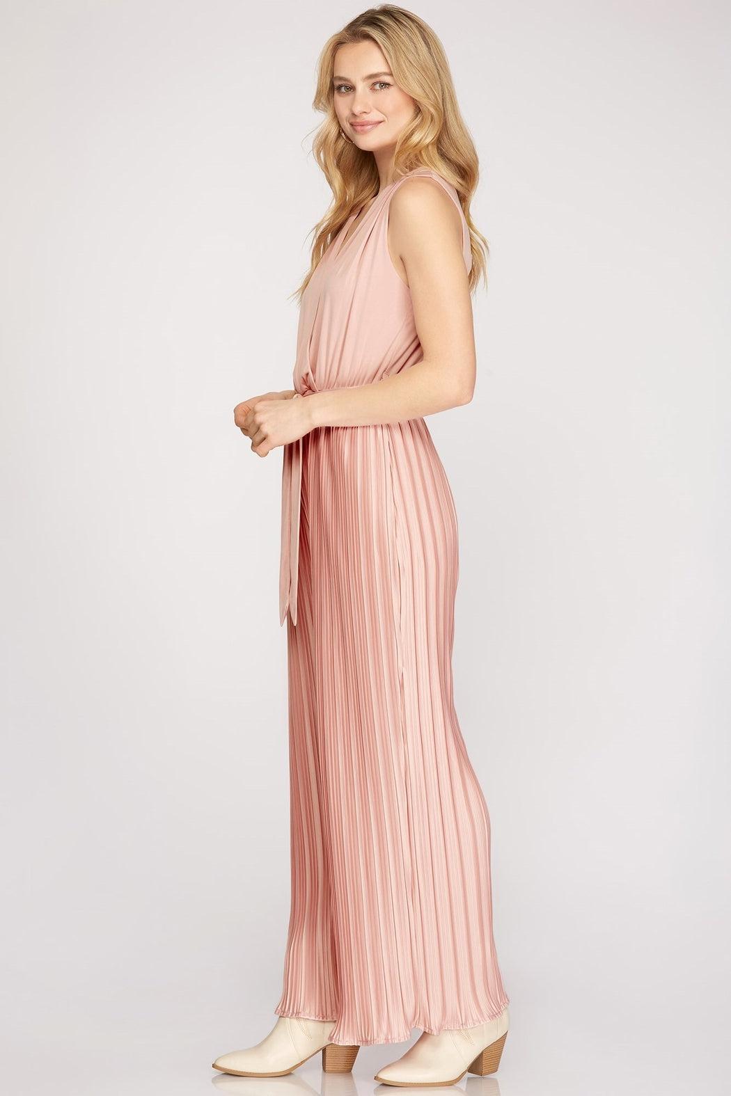 Pleated-Pant Jumpsuit Product Image