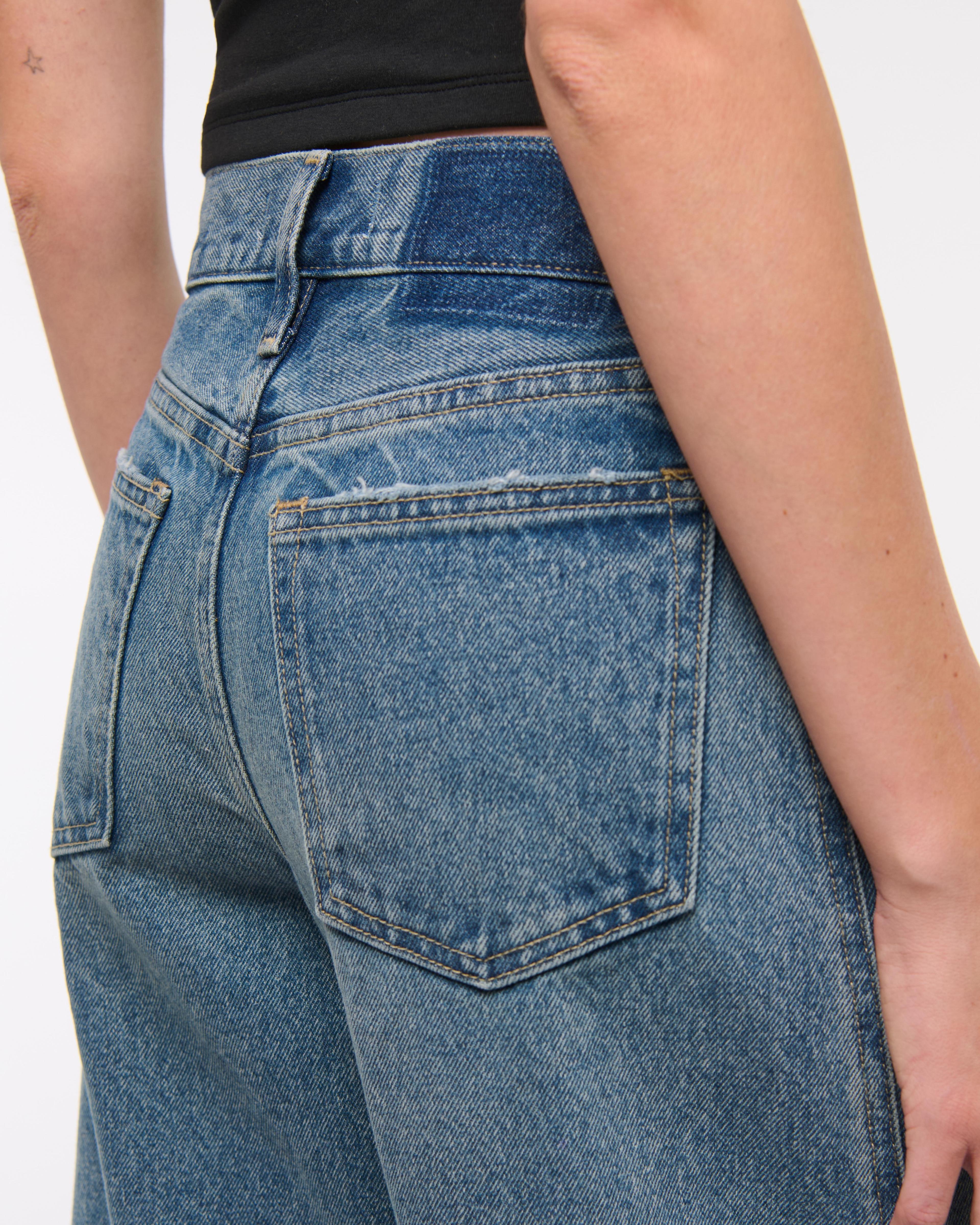 Mid Rise Barrel Jean Product Image