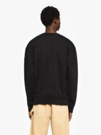 LOGO EMBROIDERY SWEATSHIRT in black | JW Anderson US  Product Image