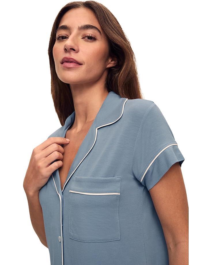 Gisele Printed Short Sleeve Crop Pajama Product Image