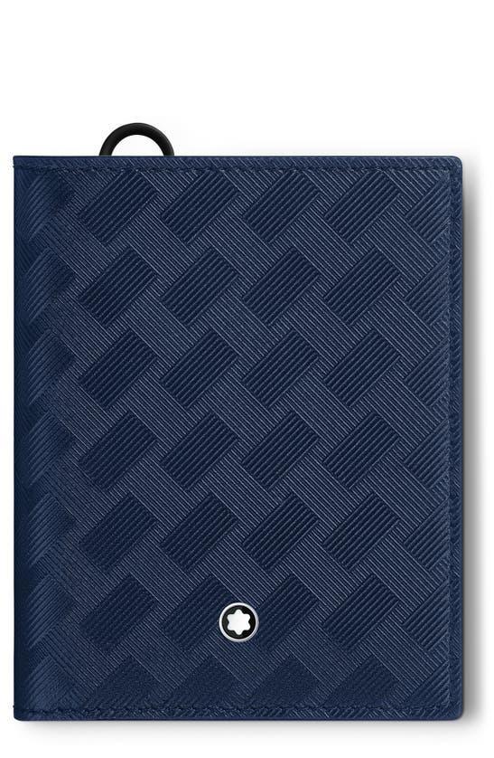 MONTBLANC Extreme 3.0 Compact Wallet 6cc In Blue Product Image