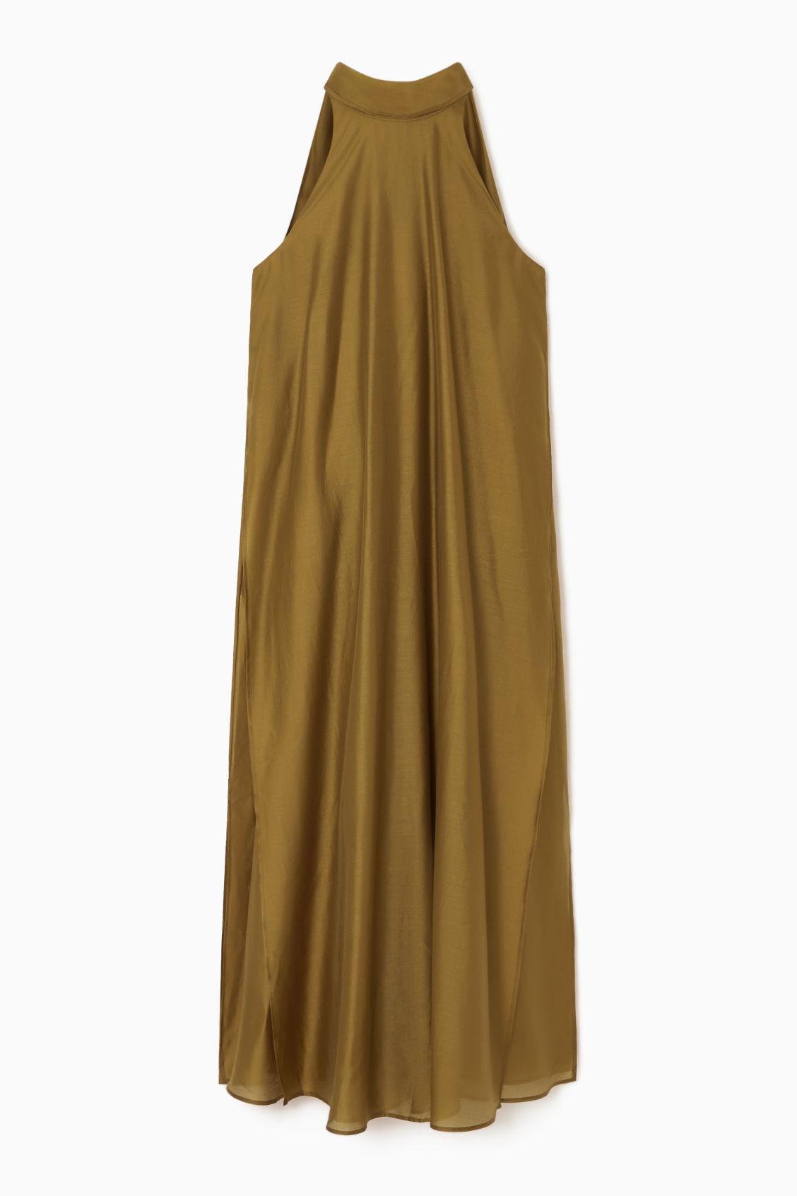 HALTERNECK A-LINE MAXI DRESS Product Image