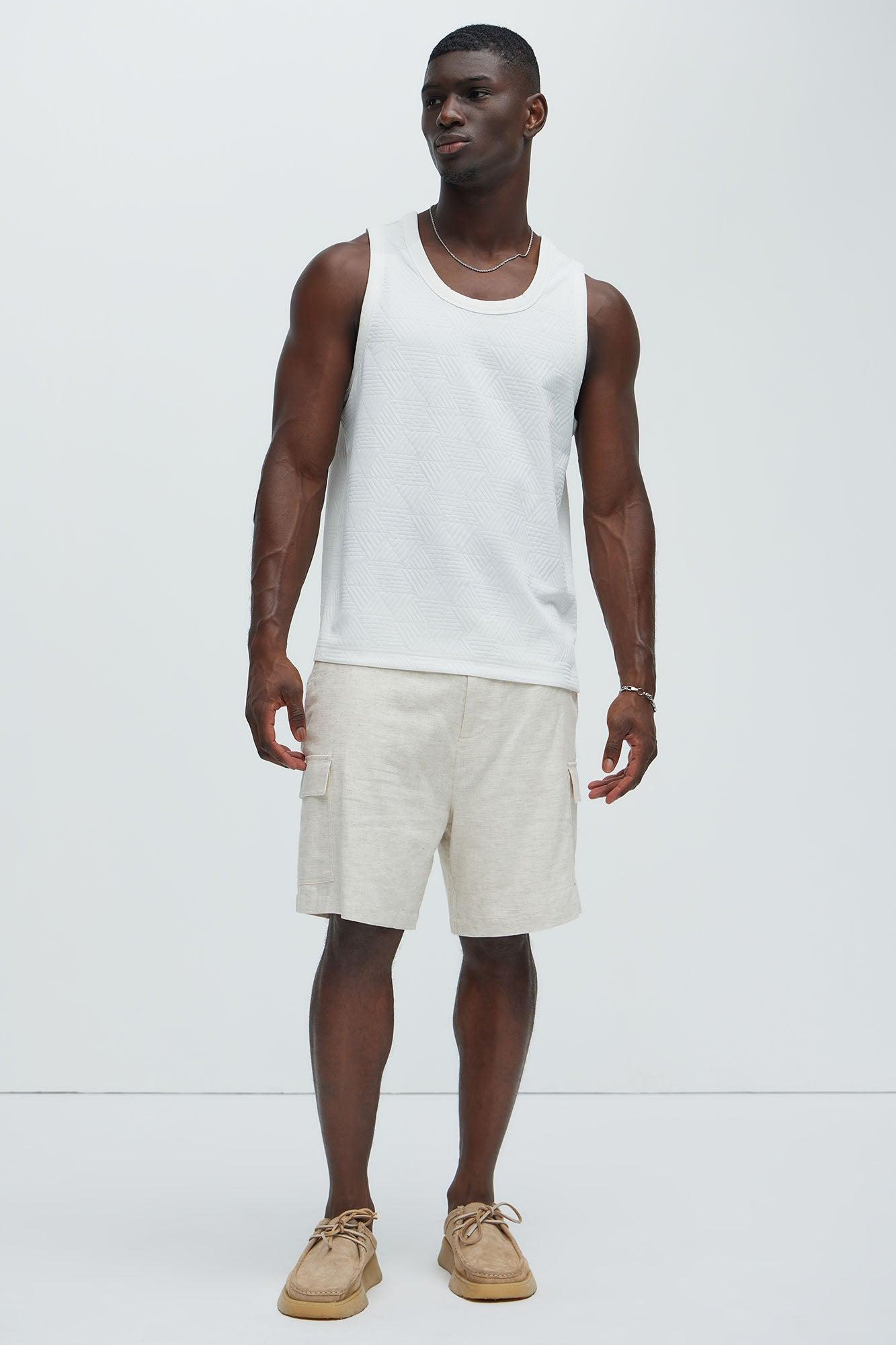 Kodi Textured Tank - White Product Image