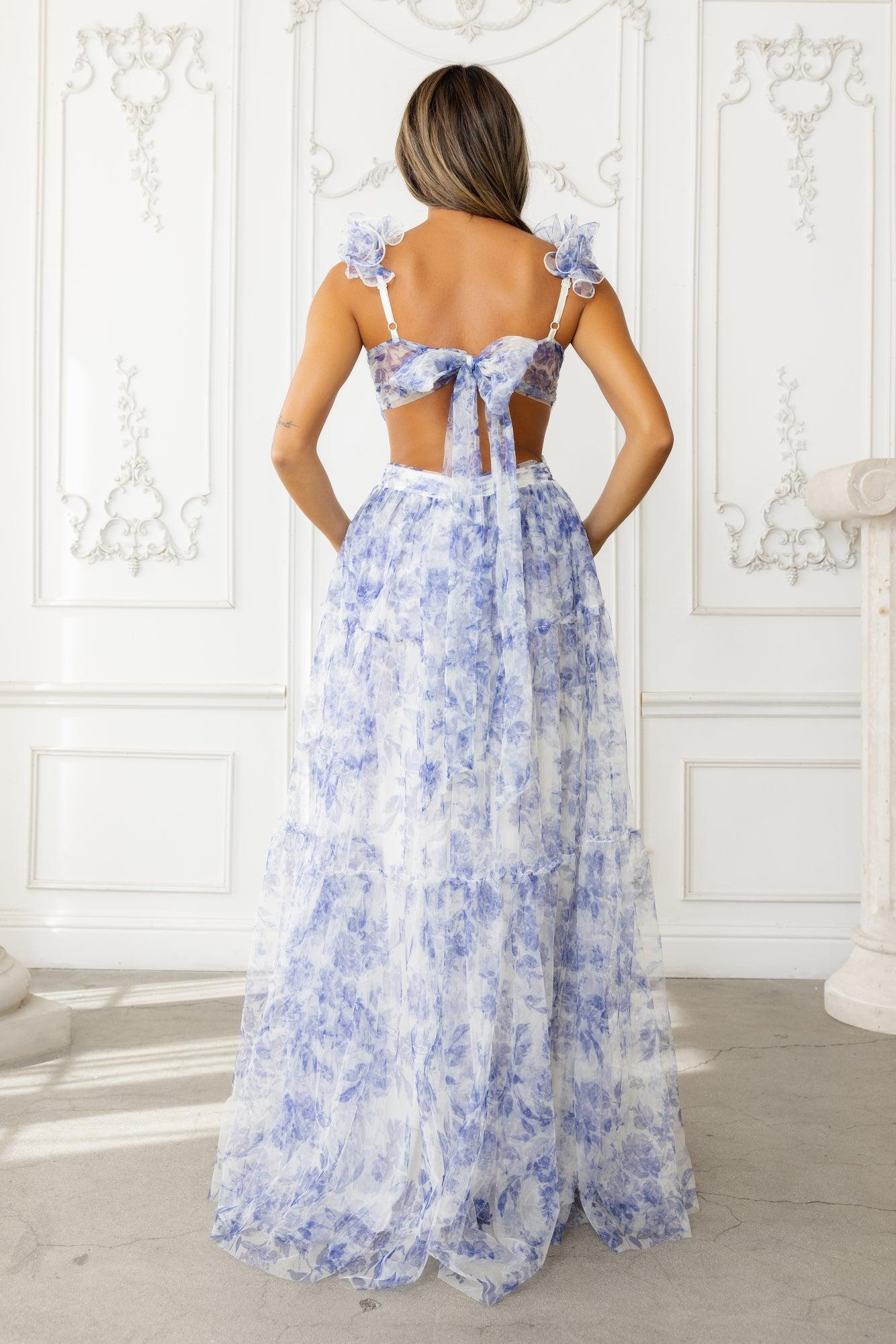 Endless Riviera Maxi Dress Blue Product Image