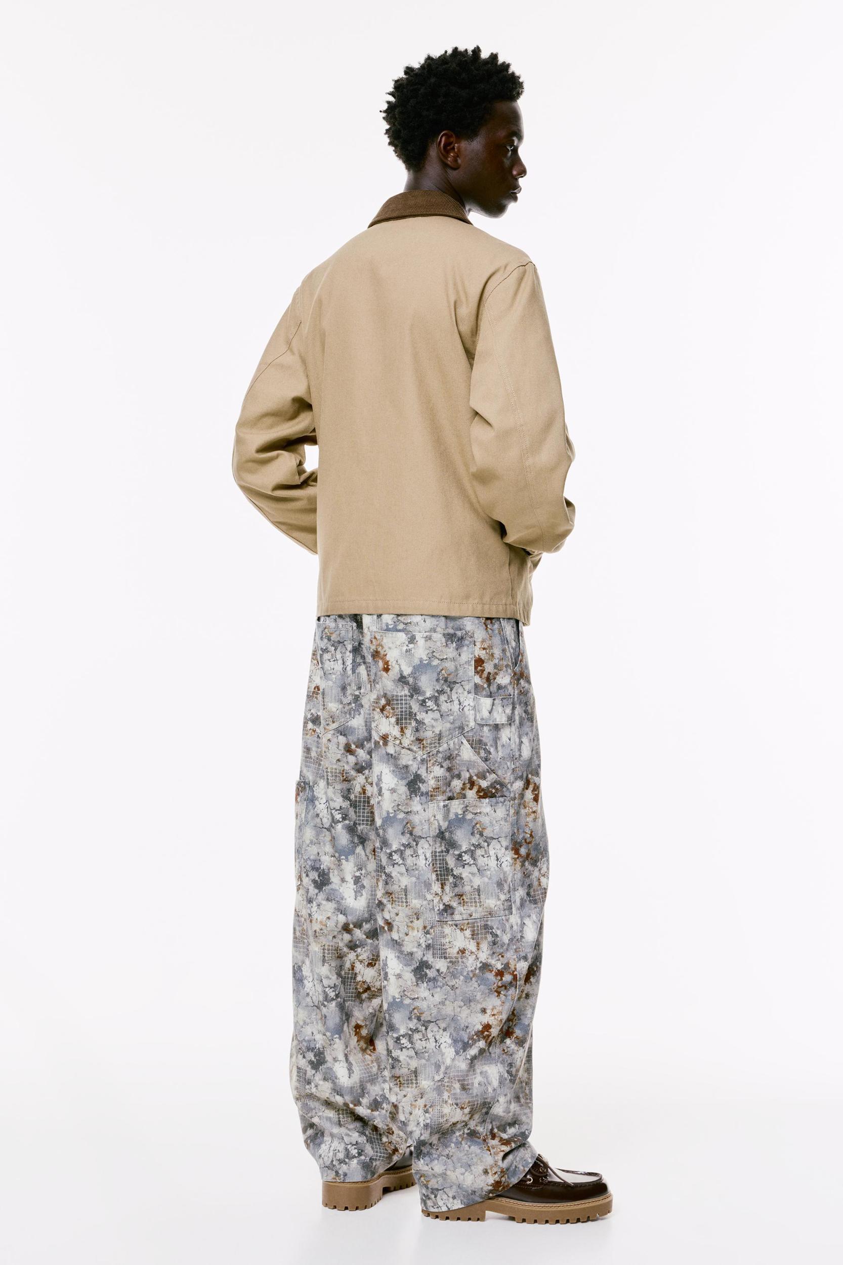 Jacket with corduroy collar Product Image