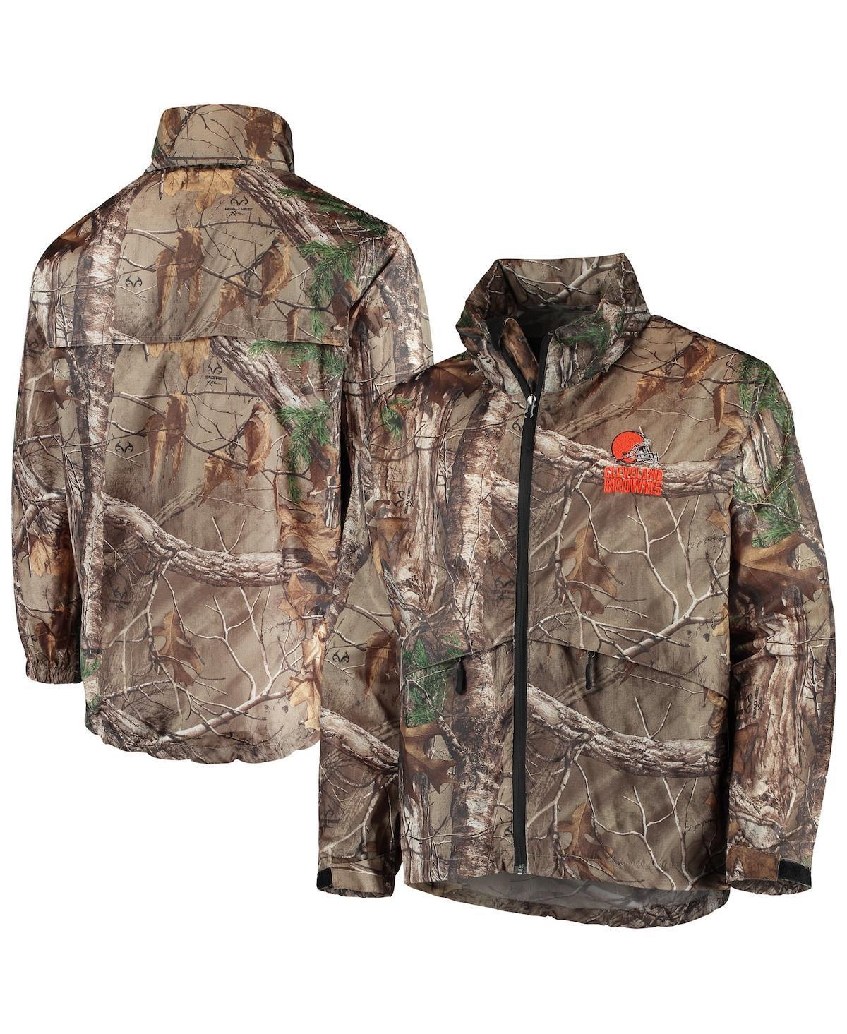 Mens Dunbrooke Realtree Camo Cleveland Browns Circle Sportsman Waterproof Packable Full-Zip Jacket Product Image