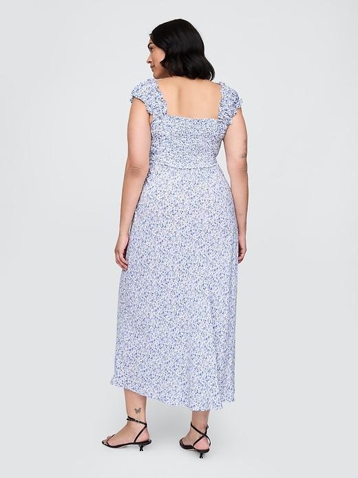 Crepe Sweetheart Maxi Dress Product Image