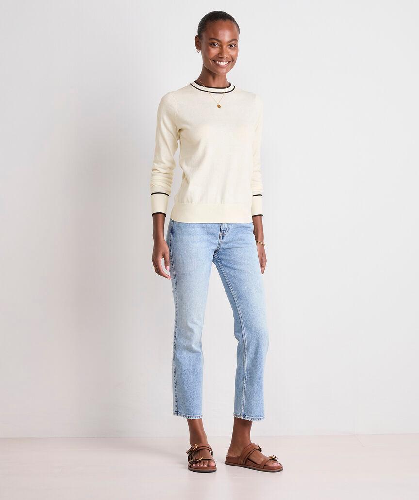 Cotton Cashmere Heritage Crewneck Sweater Product Image