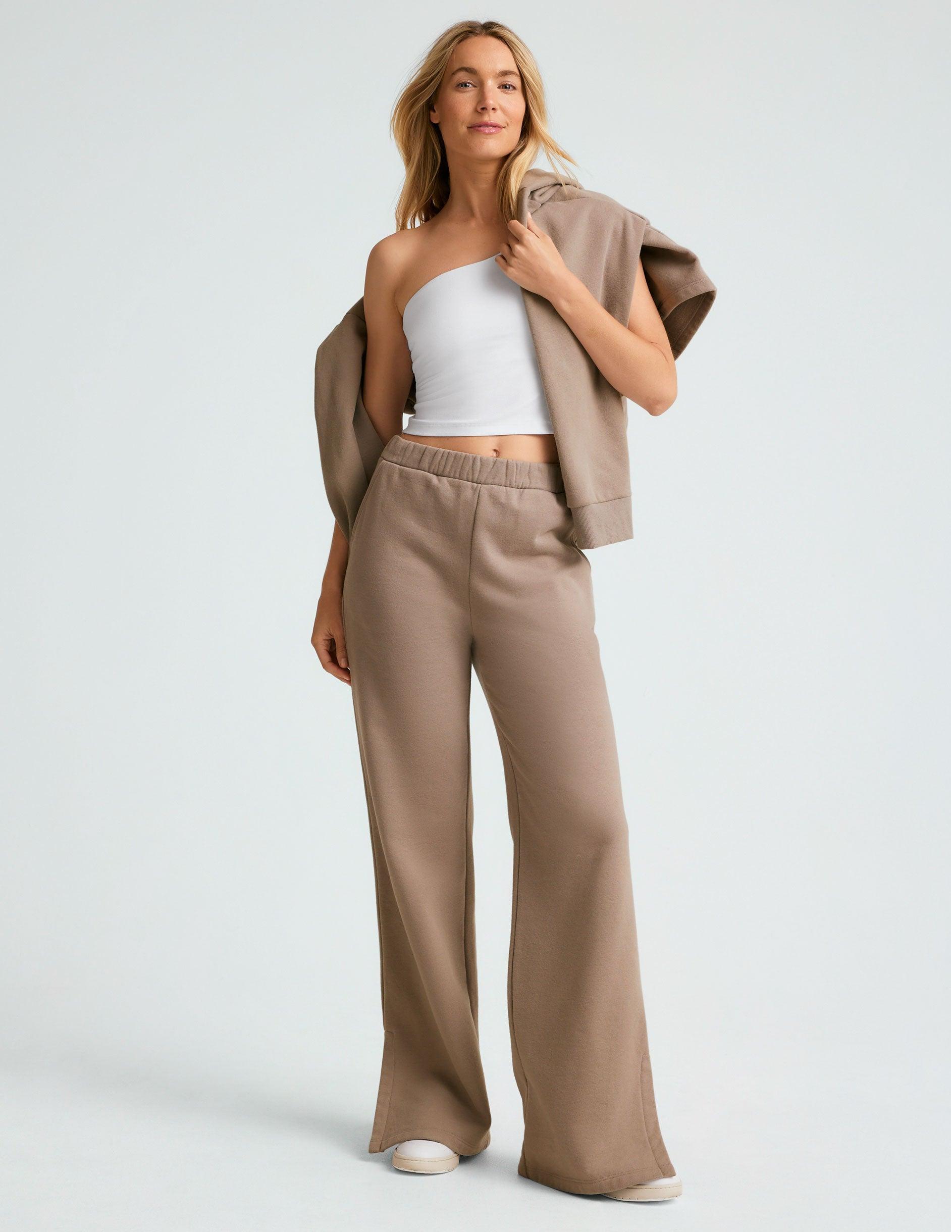 LuxeFleece Wide Leg Pant Product Image