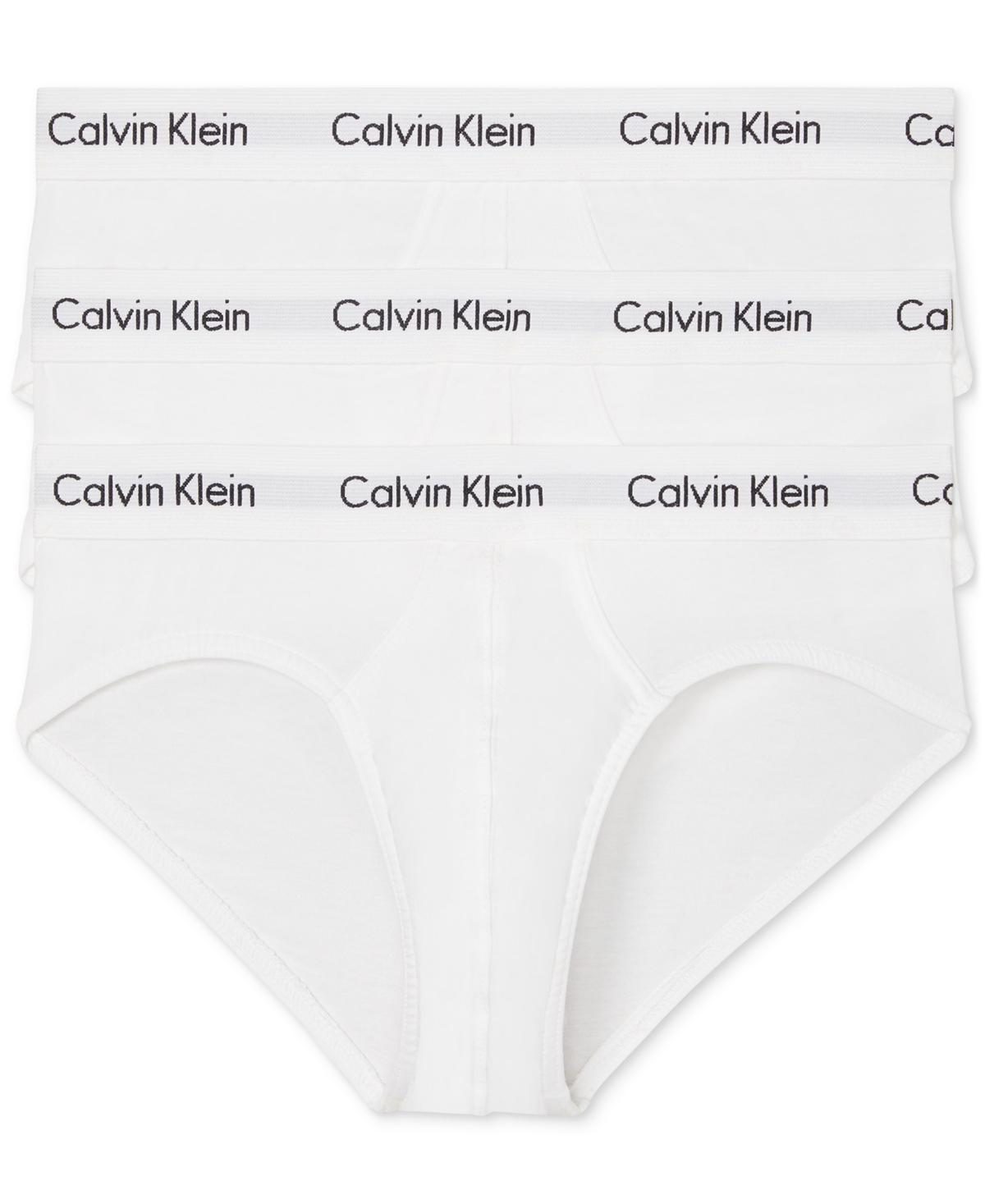 Men's Calvin Klein 3-pack Cotton Stretch Briefs, Size: Large, White Product Image