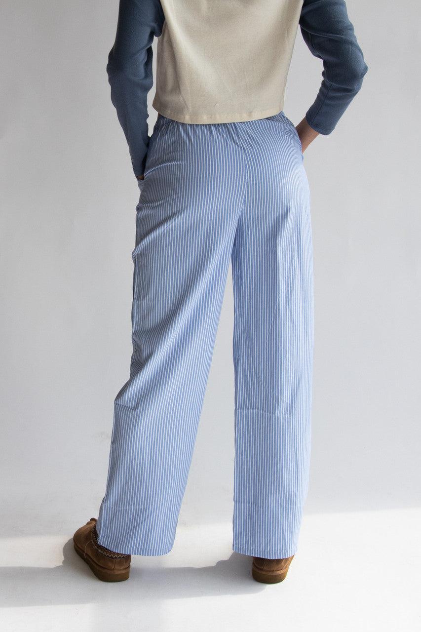 Striped Drawstring Pants Product Image