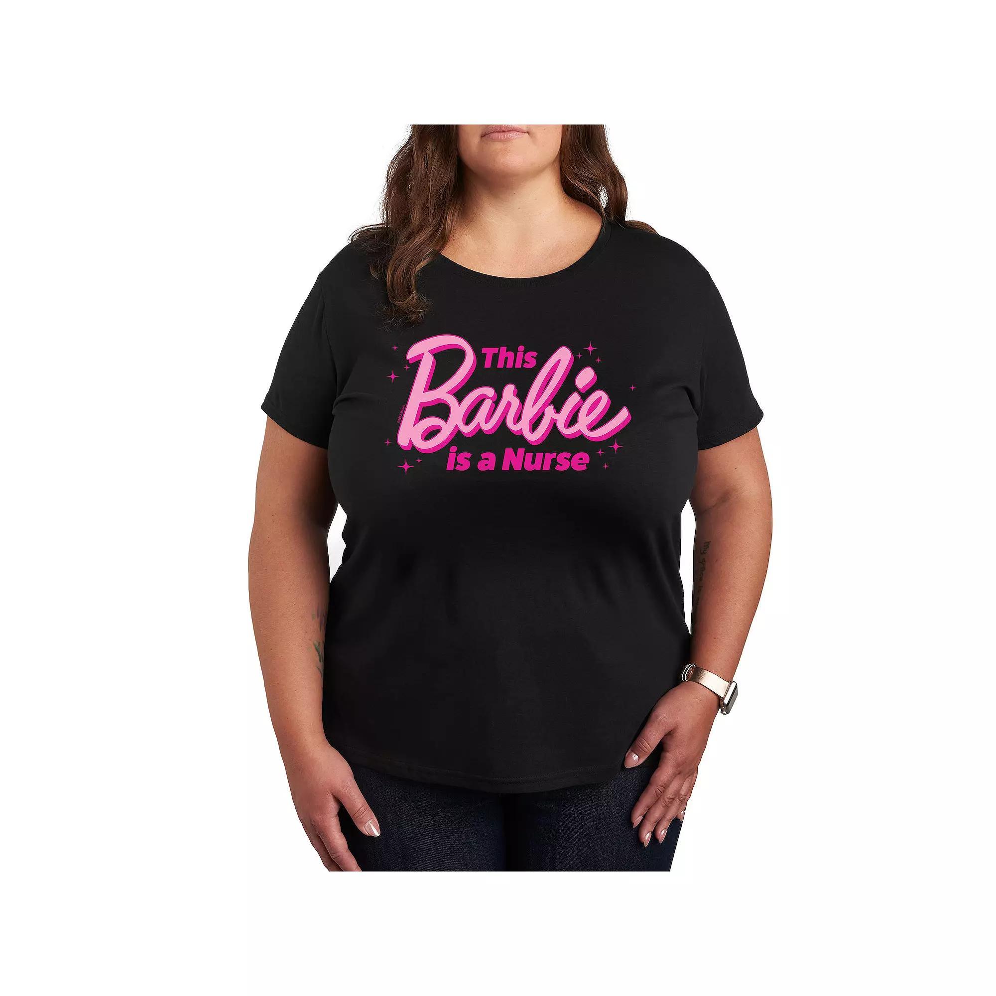 Plus Barbie® This Barbie Is A Nurse Graphic Tee, Women's,  Product Image