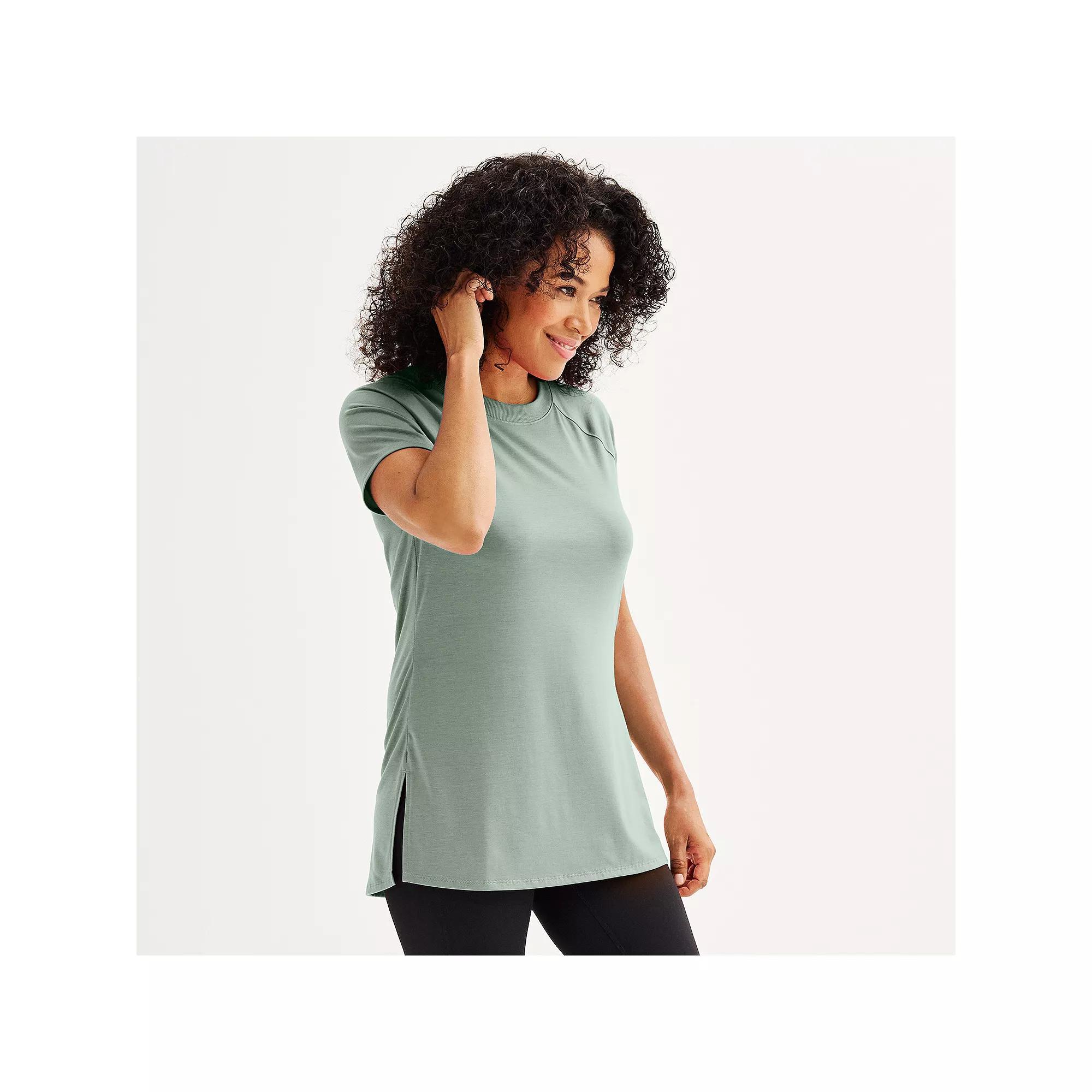 Women's Tek Gear® Essential Short Sleeve Tunic Tee,  Product Image