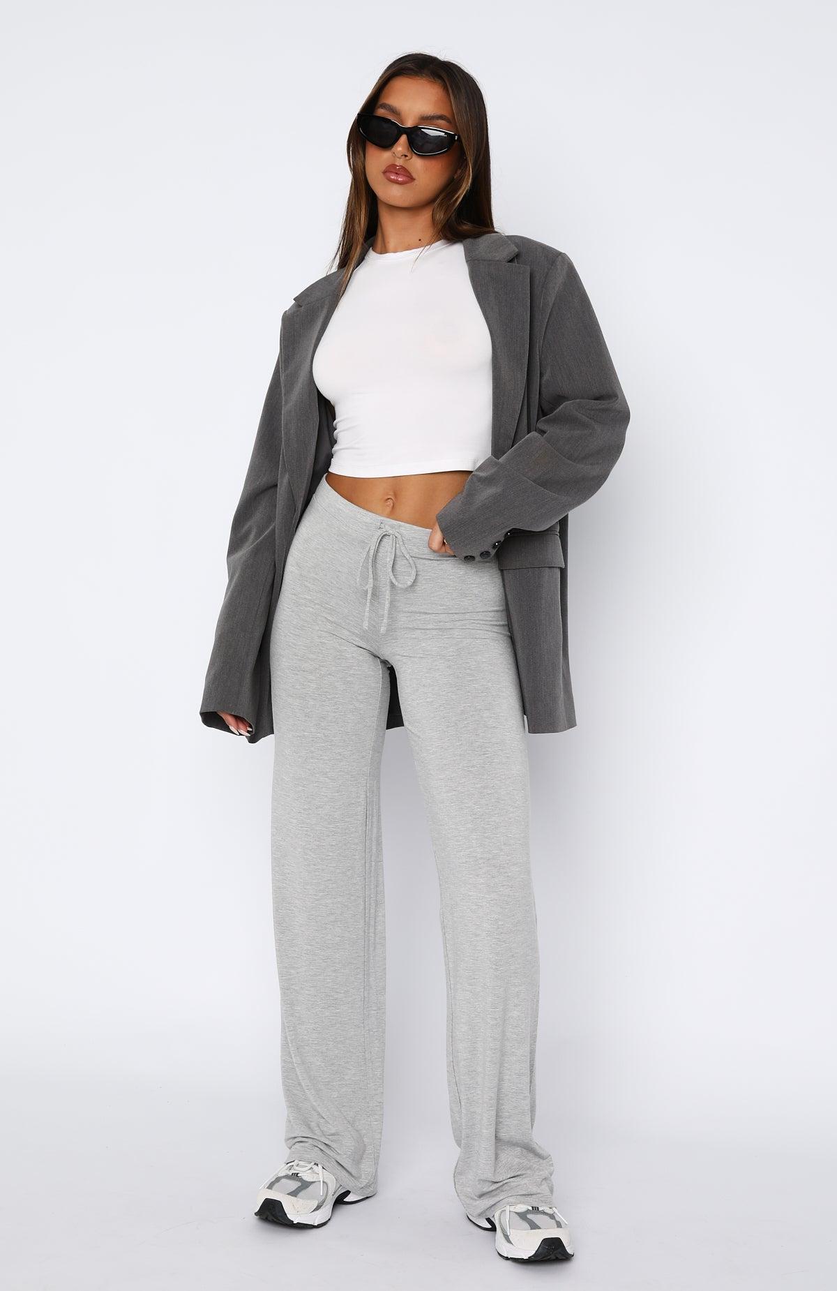 Something I'm Missing Pants Grey Product Image