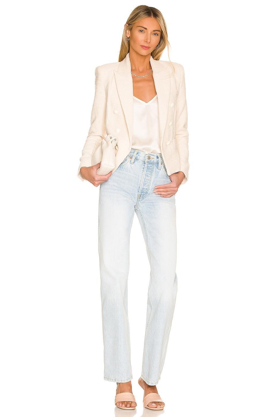 Brooke Double Breasted Crop Blazer L'AGENCE Product Image