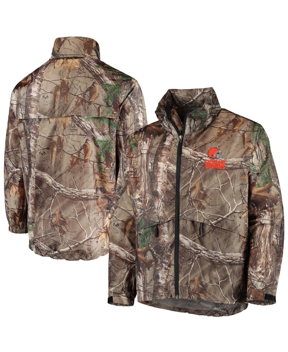 Mens Dunbrooke Realtree Camo Cleveland Browns Circle Sportsman Waterproof Packable Full-Zip Jacket Product Image