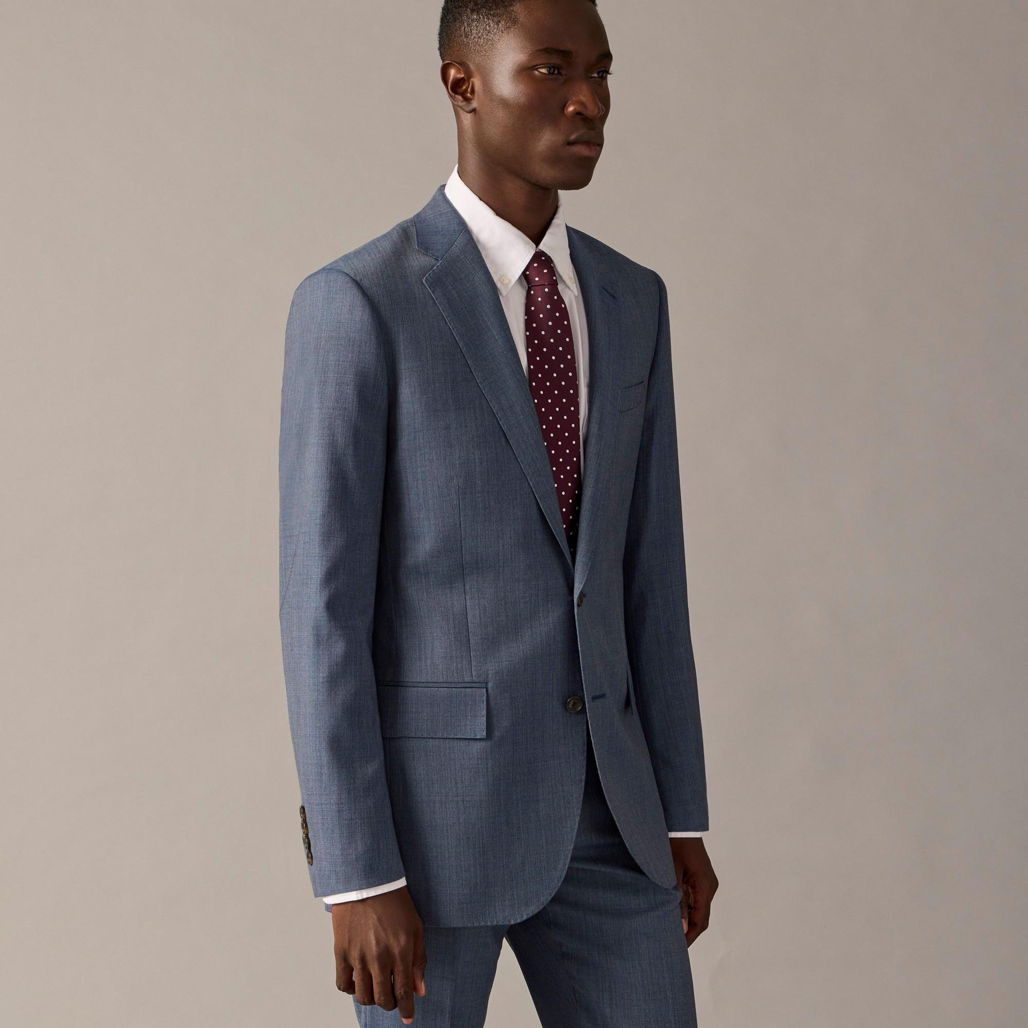 Ludlow Slim-fit suit jacket in Italian stretch worsted wool blend Product Image