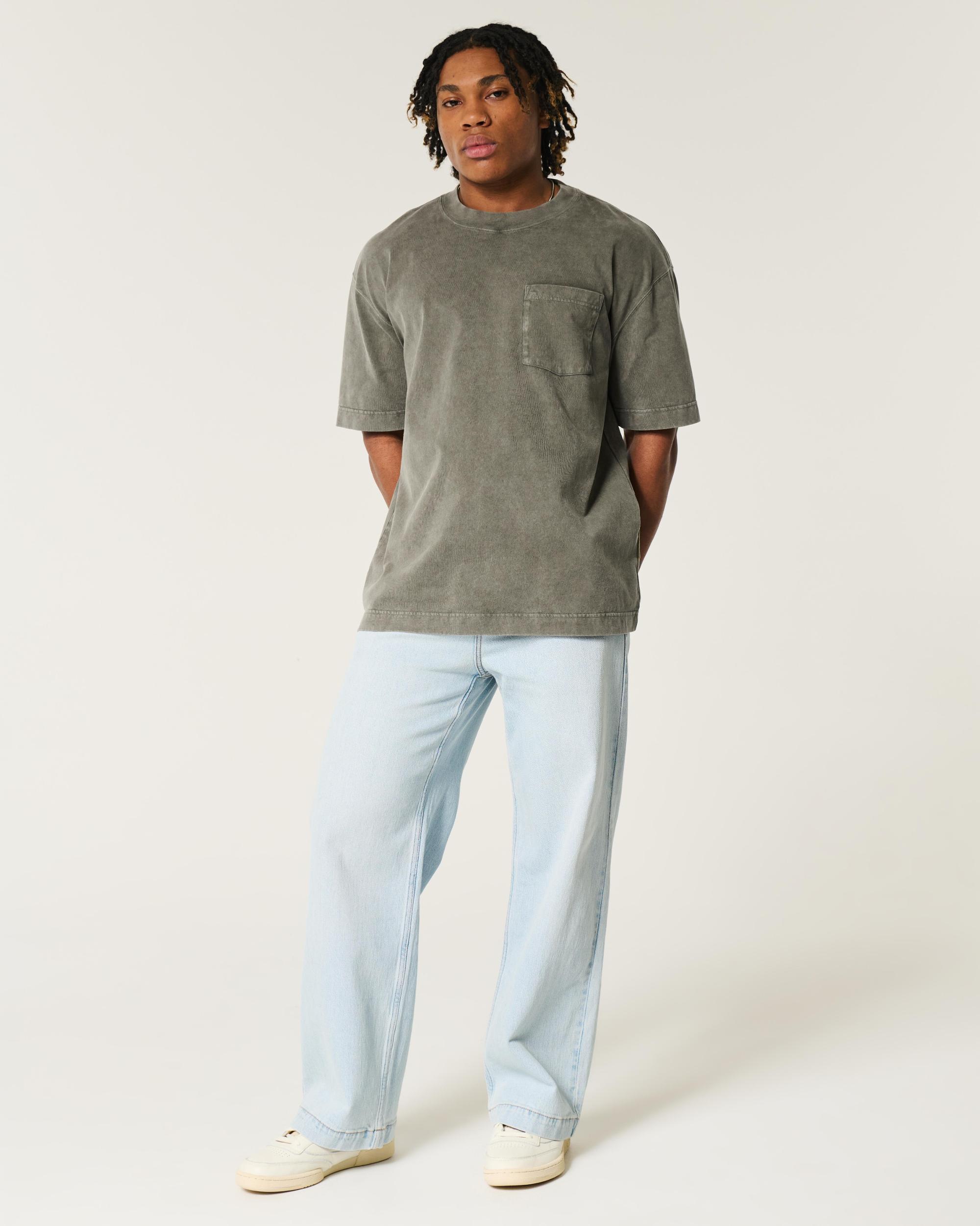 Dalix Mens Lil Smile Heavy Weight Cotton Tee Product Image