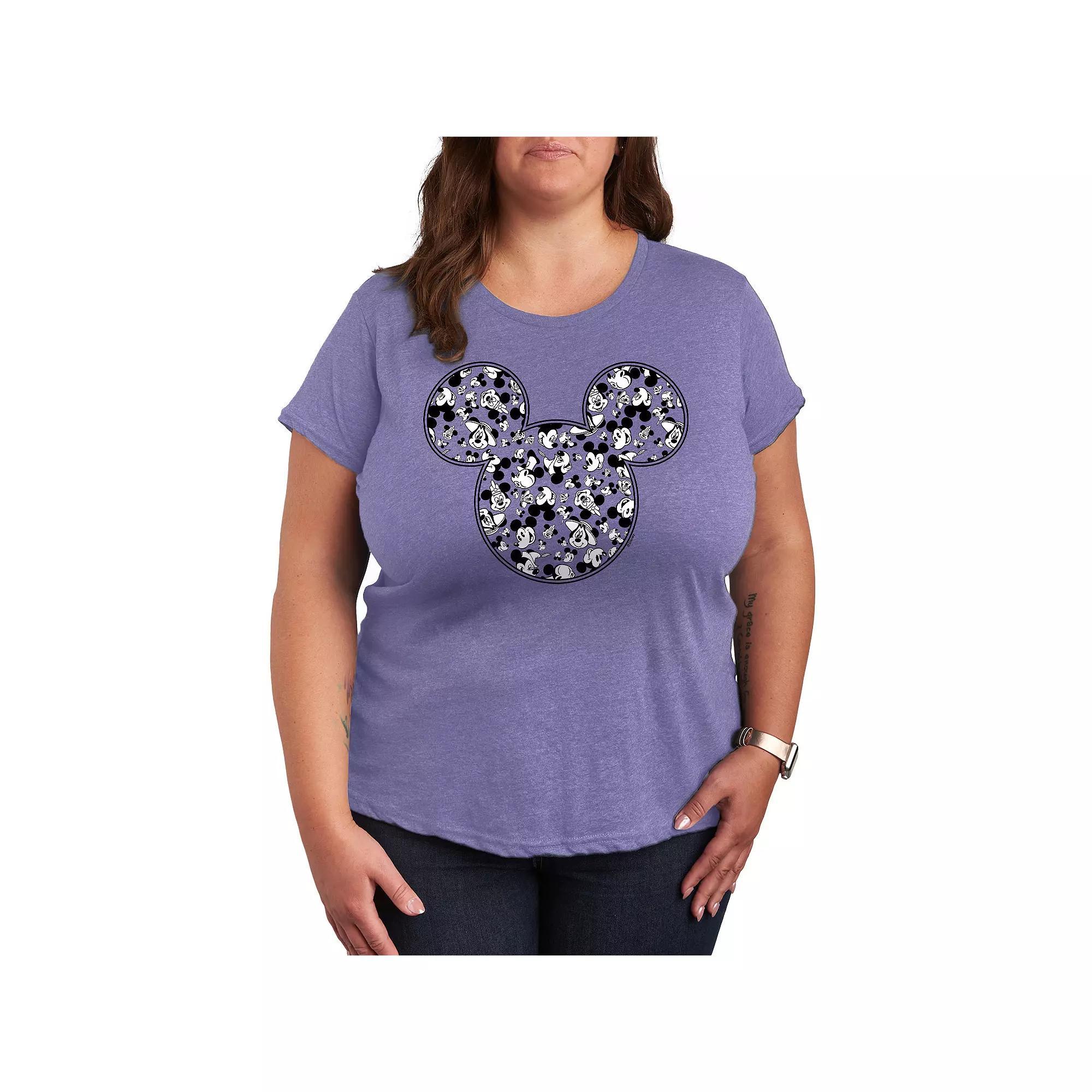 Disney's Mickey Mouse Plus Meta Graphic Tee, Women's,  Product Image