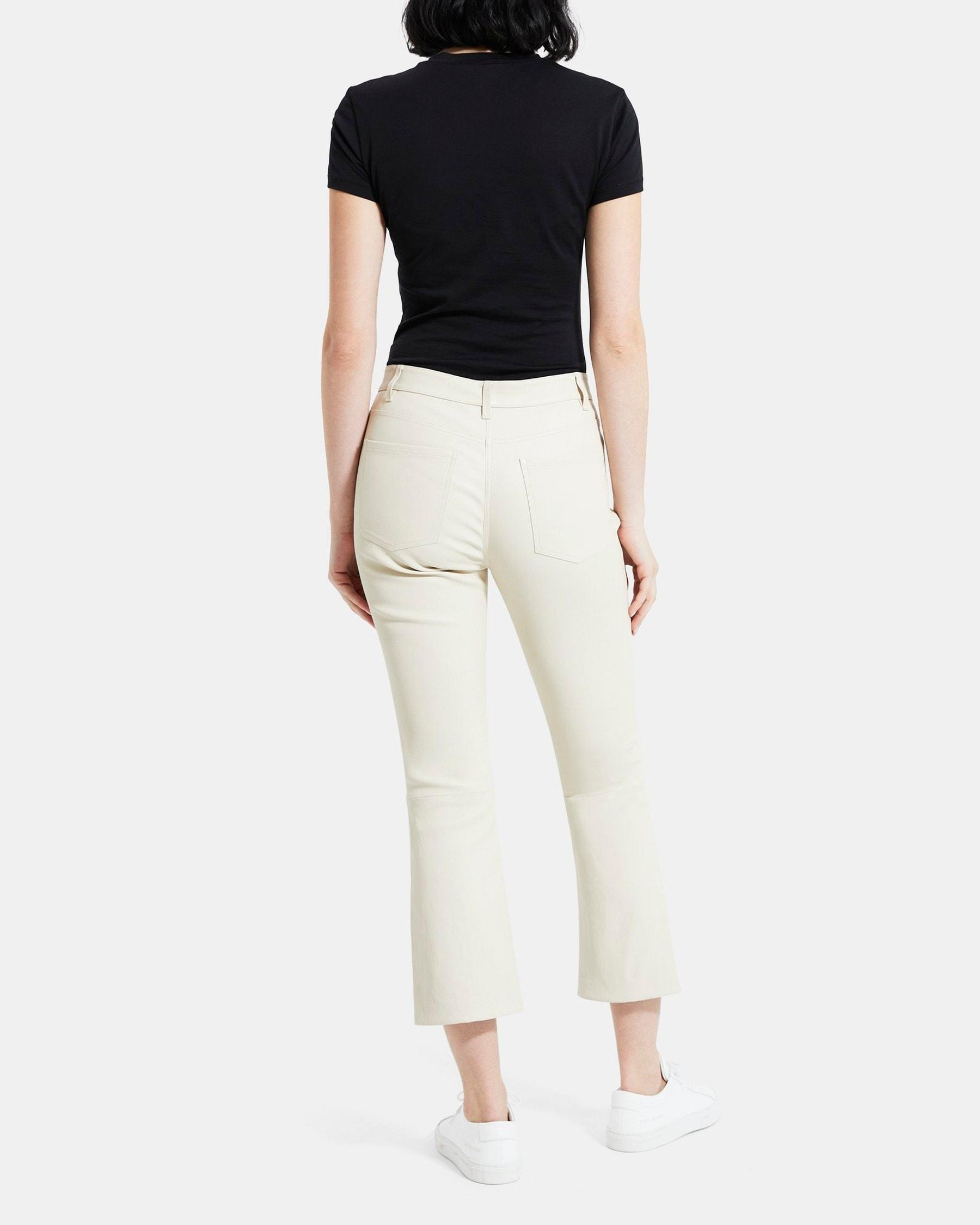 5-Pocket Flare Pant in Leather Product Image