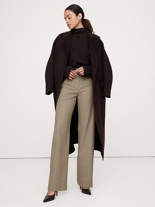 High-Rise Modern Straight Refined Pant Product Image