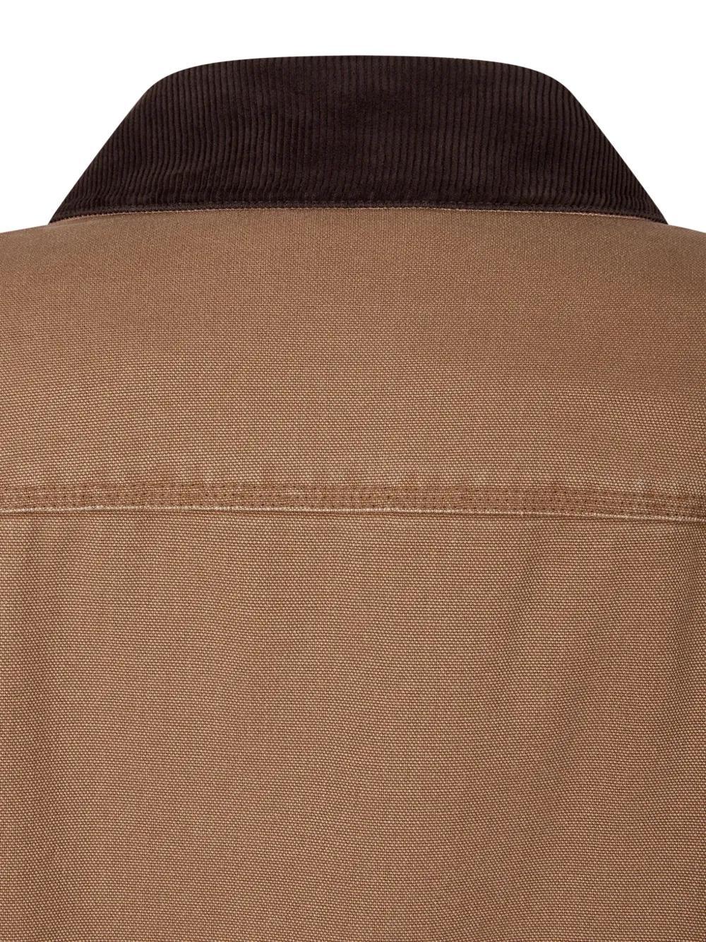 corduroy-collar cropped jacket Product Image