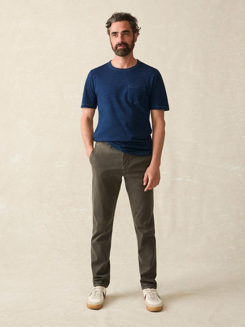 Short-Sleeve Indigo Pocket Tee - Midnight Wash Product Image